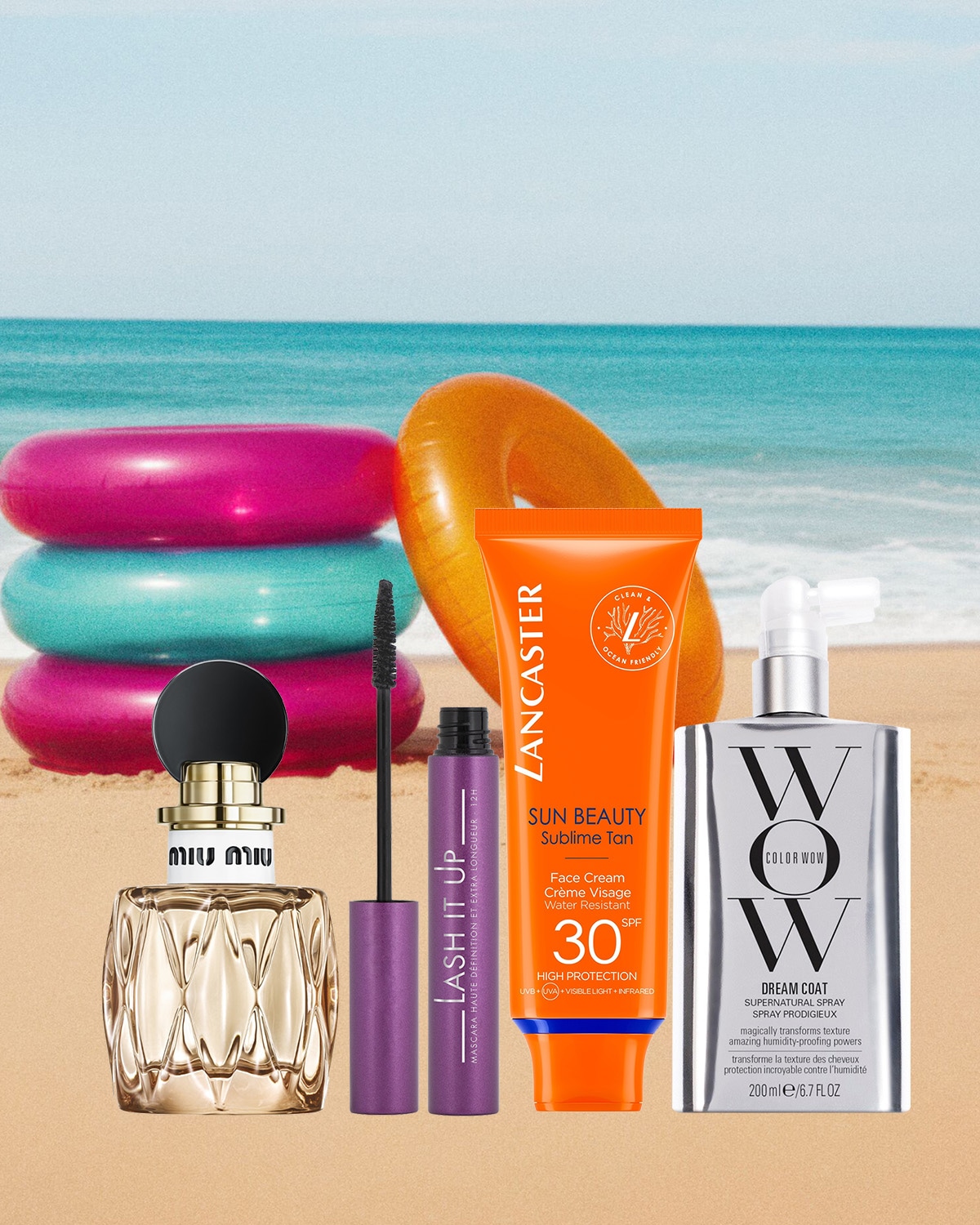 une collection de produits estivaux