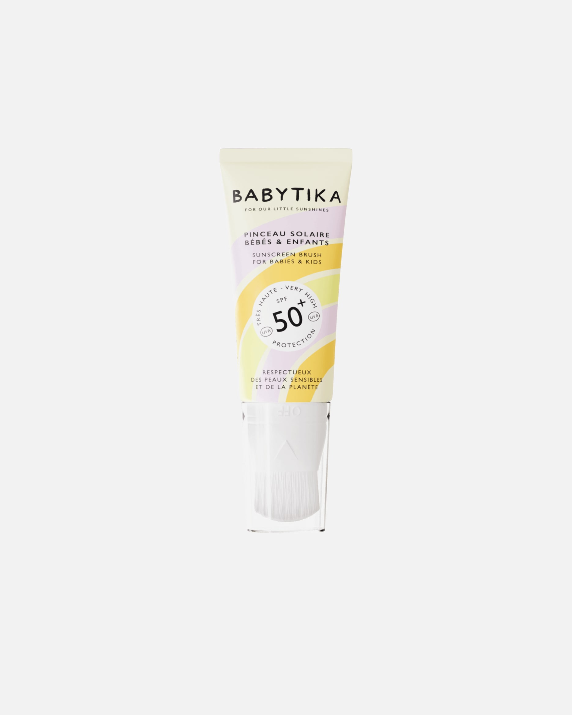 Protection solaire pour enfants pour Unisexe MIMITIKA BabyTika Pinceau Solaire SPF50+ 40 ml