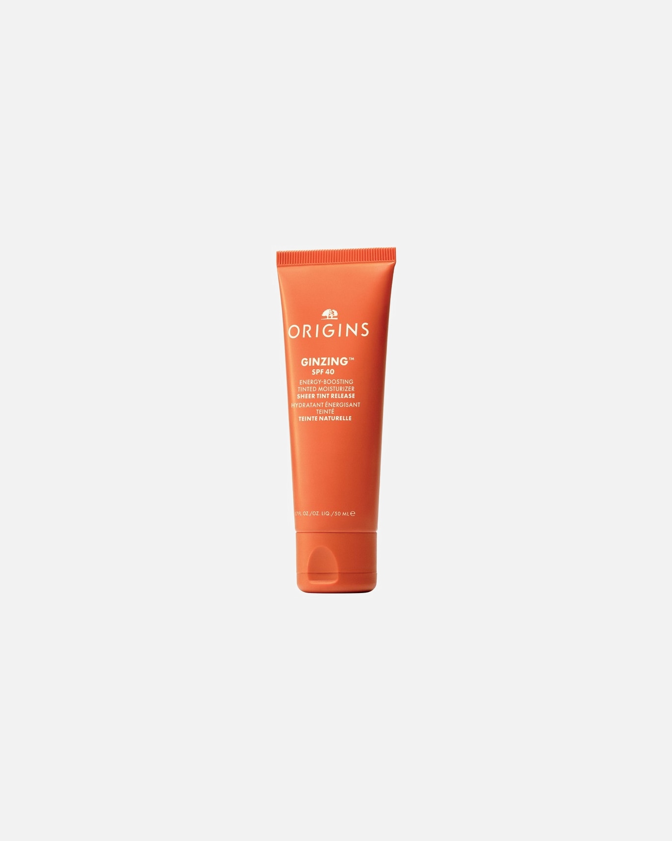 Crème de jour teintée pour Unisexe Origins GinZing™ Hydratant Energisant Teinté SPF 40 Teinte 1 - Fair to Light