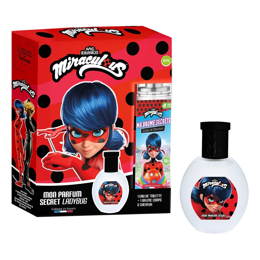 Miraculous Mon parfum secret Lady Bug Coffret de parfums pour enfants achetez en ligne | Nocib Miraculous Mon parfum secret Lady Bug Coffret de parfums pour enfants achetez en ligne | Nocib