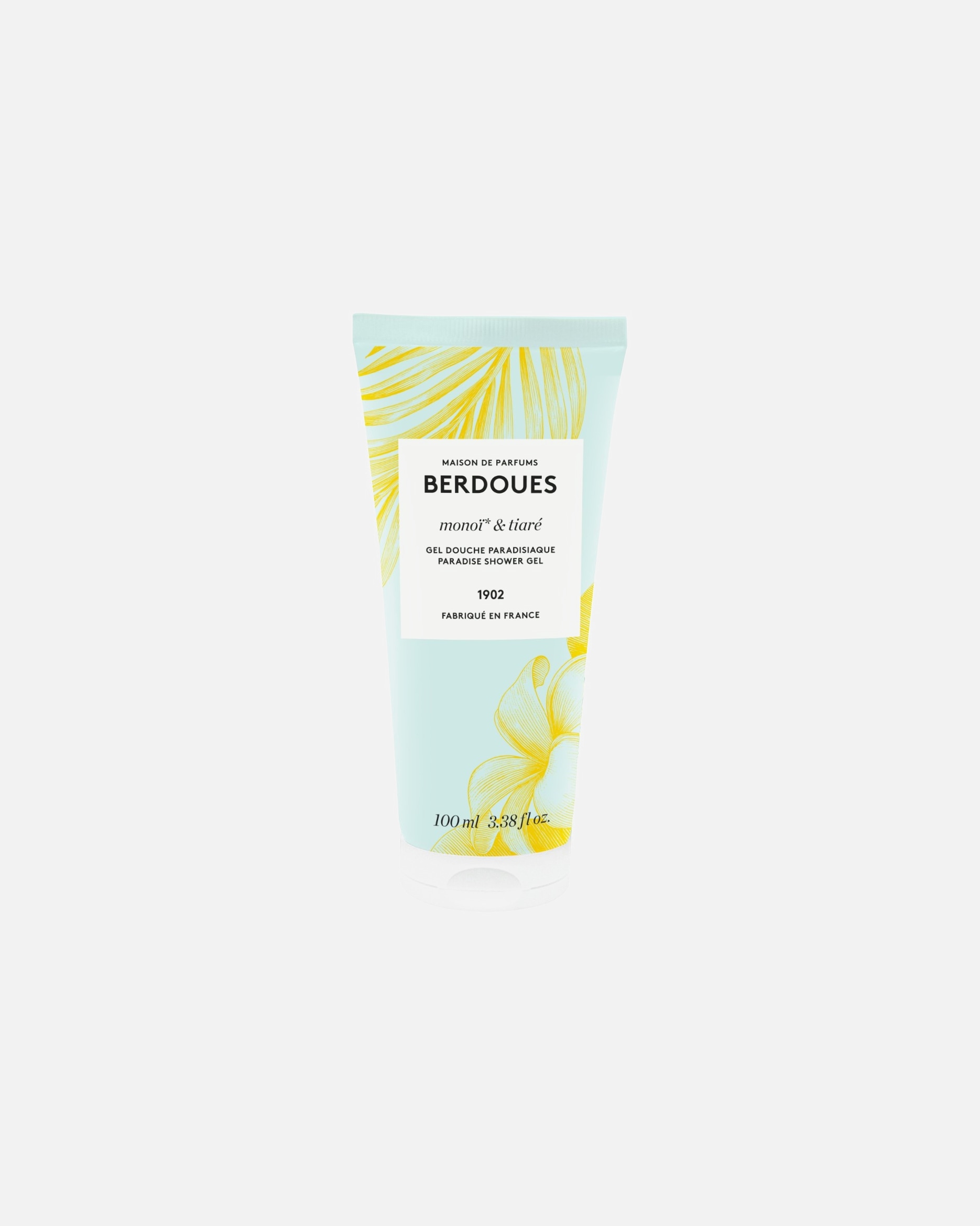 Gel douche pour Femme Berdoues Monoï & Tiaré 100 ml