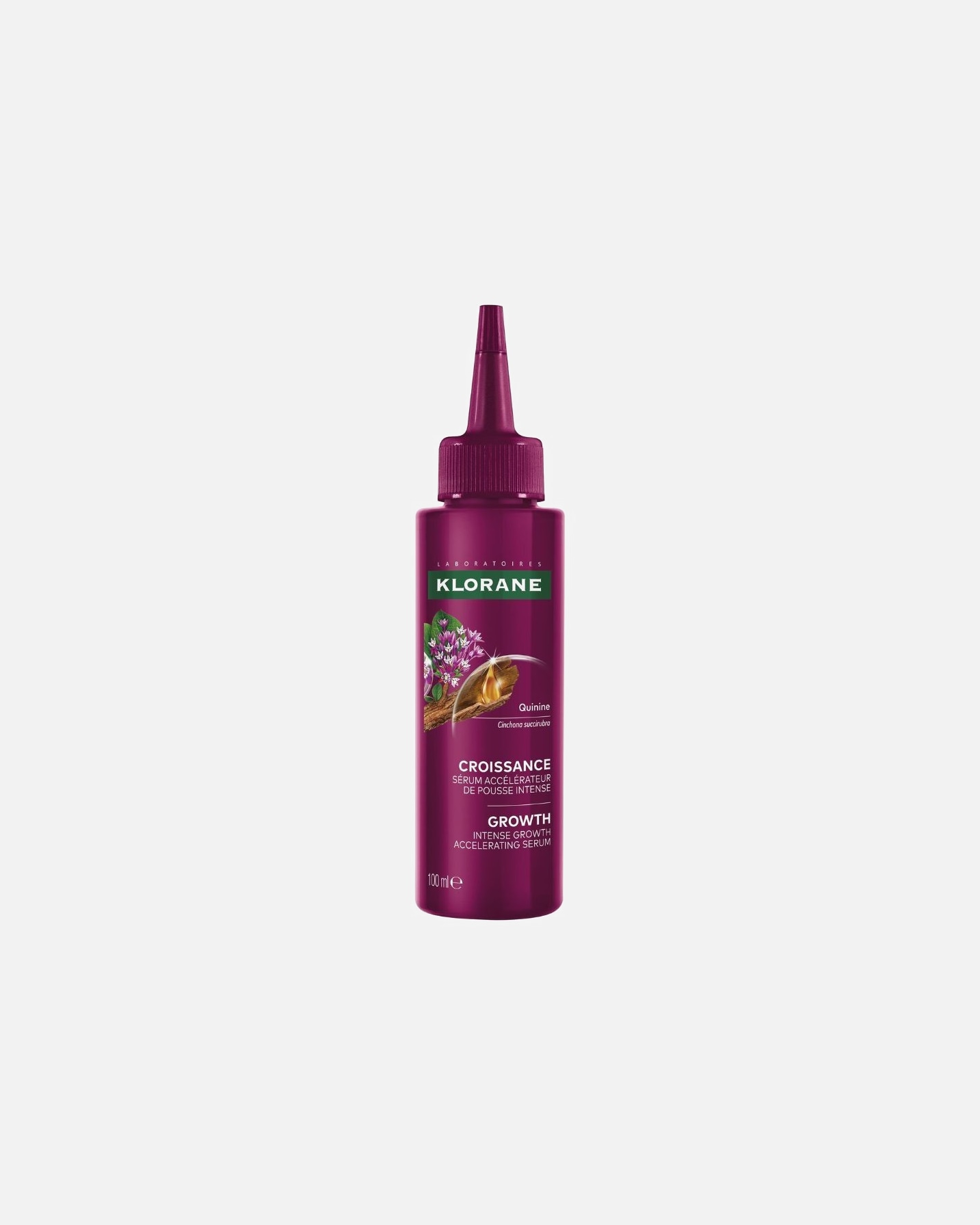 Sérum cheveux pour Unisexe Klorane Croissance accélérateur de pousse intense à la Quinine 100 ml
