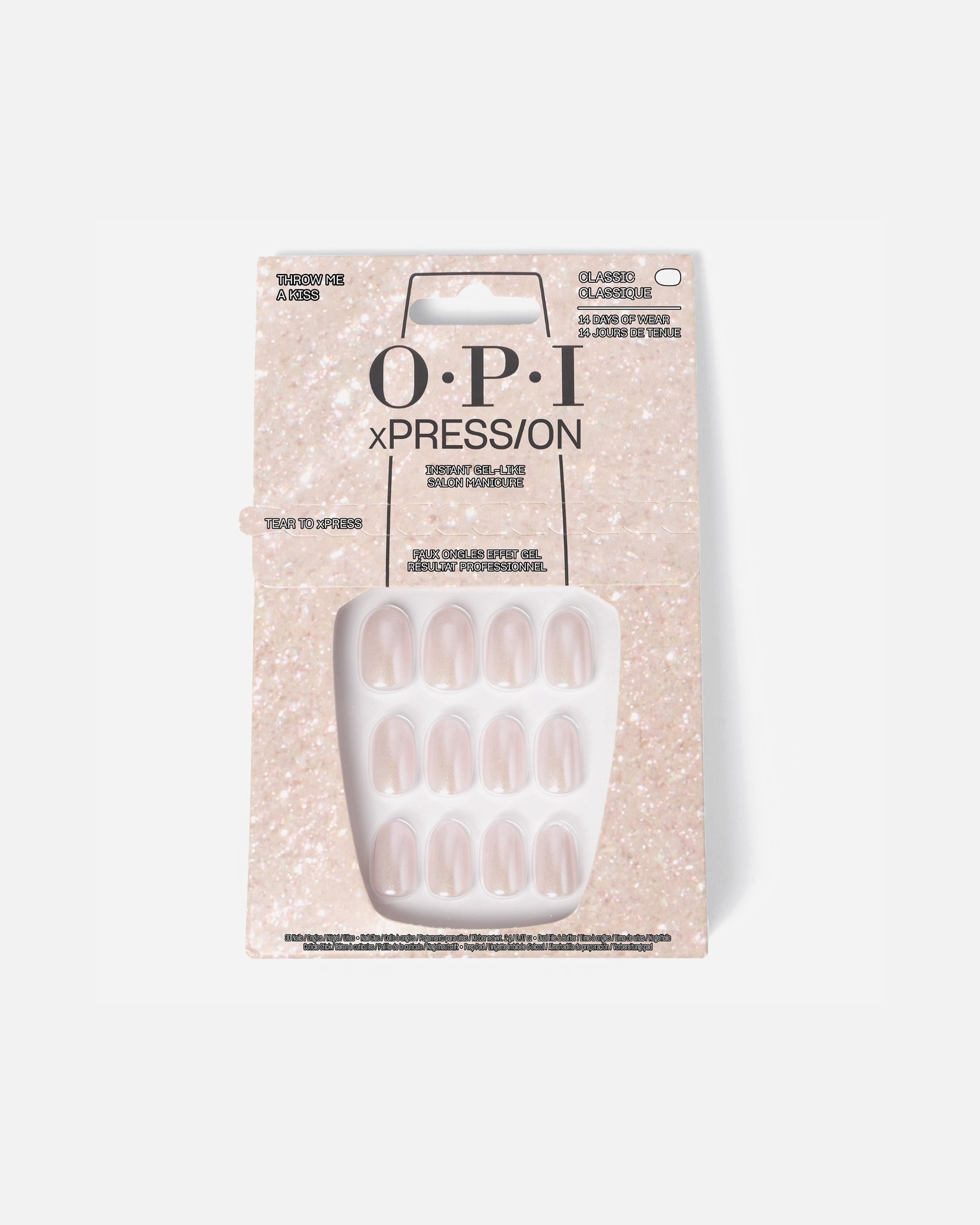 Faux ongles pour Unisexe OPI xPRESS/ON Press-On Nägel Throw Me a Kiss