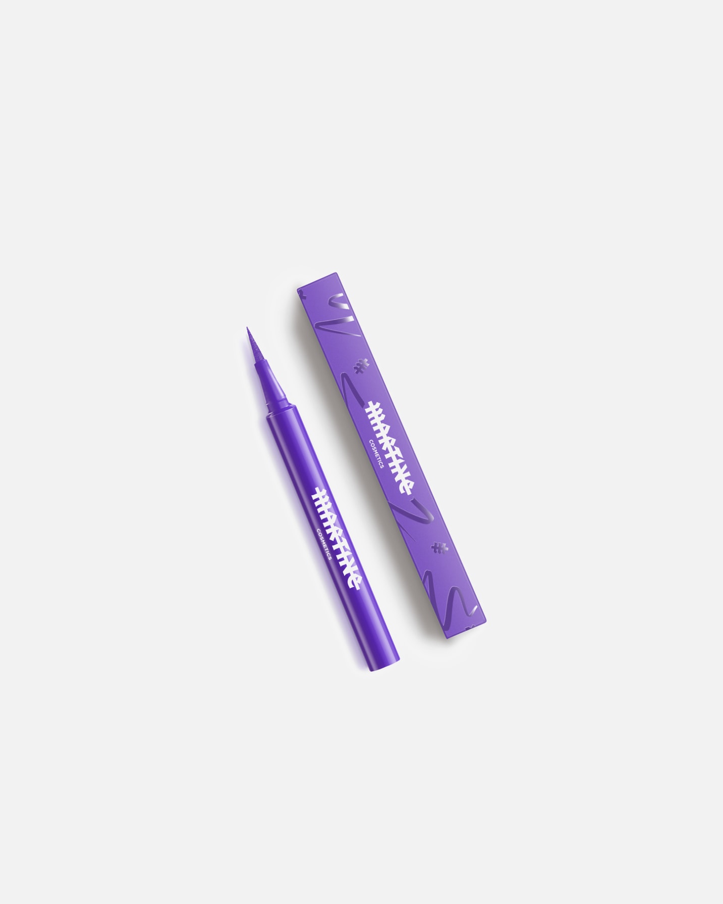 Eyeliner pour Unisexe MARTINE COSMETICS Yeux de bitch Violet