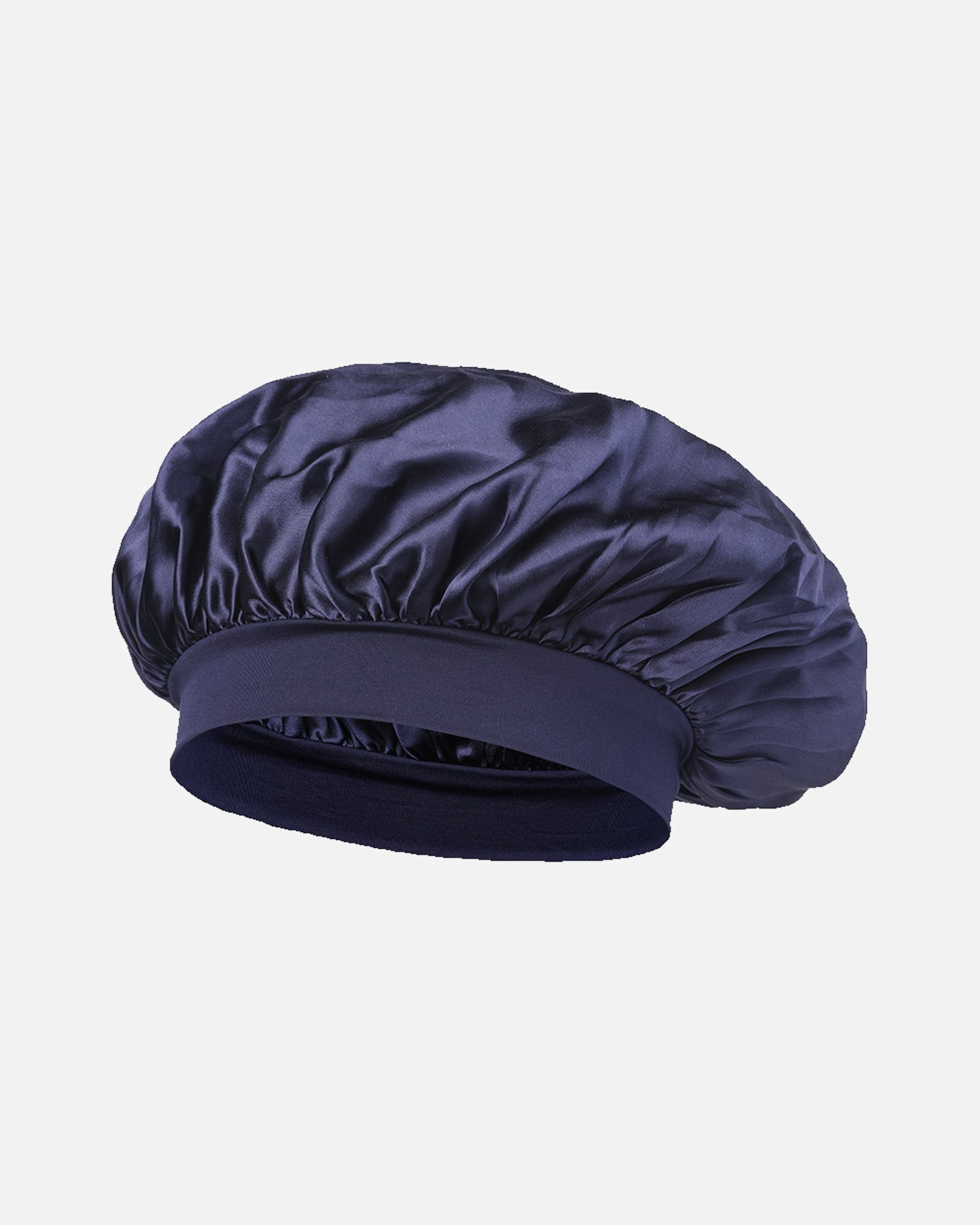 Accessoires pour les cheveux pour Unisexe Emily's Pillow Default Brand Line Bonnet de nuit 100% pure soie Bleu Nuit