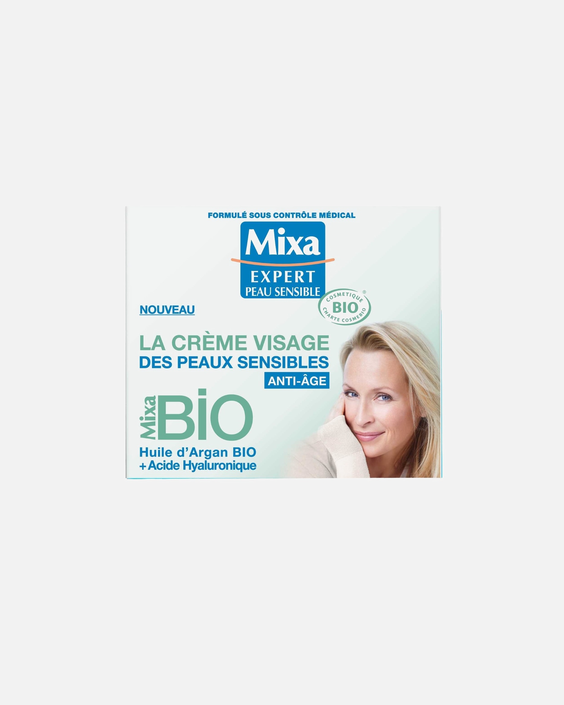 Crème de Jour pour Femme Mixa Crème visage anti-âge bio 50 ml