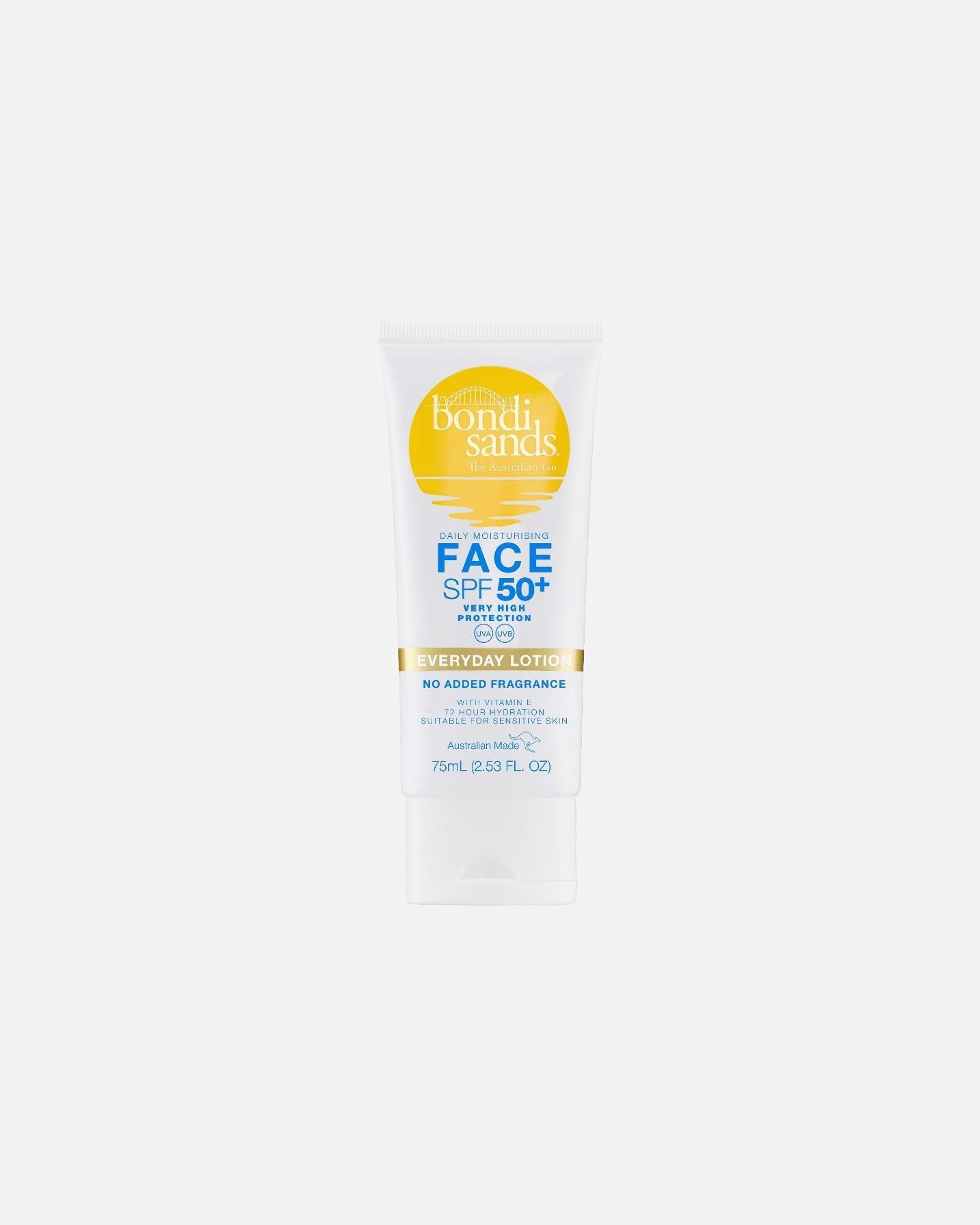 Crème solaire pour Unisexe Bondi Sands Everyday Lotion Face SPF 50+ 75 ml