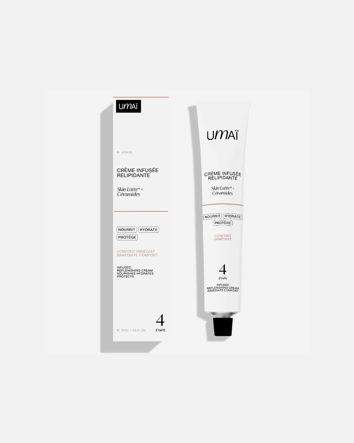 Crème visage pour Unisexe UMAI Default Brand Line Crème infusée relipidante 50 ml