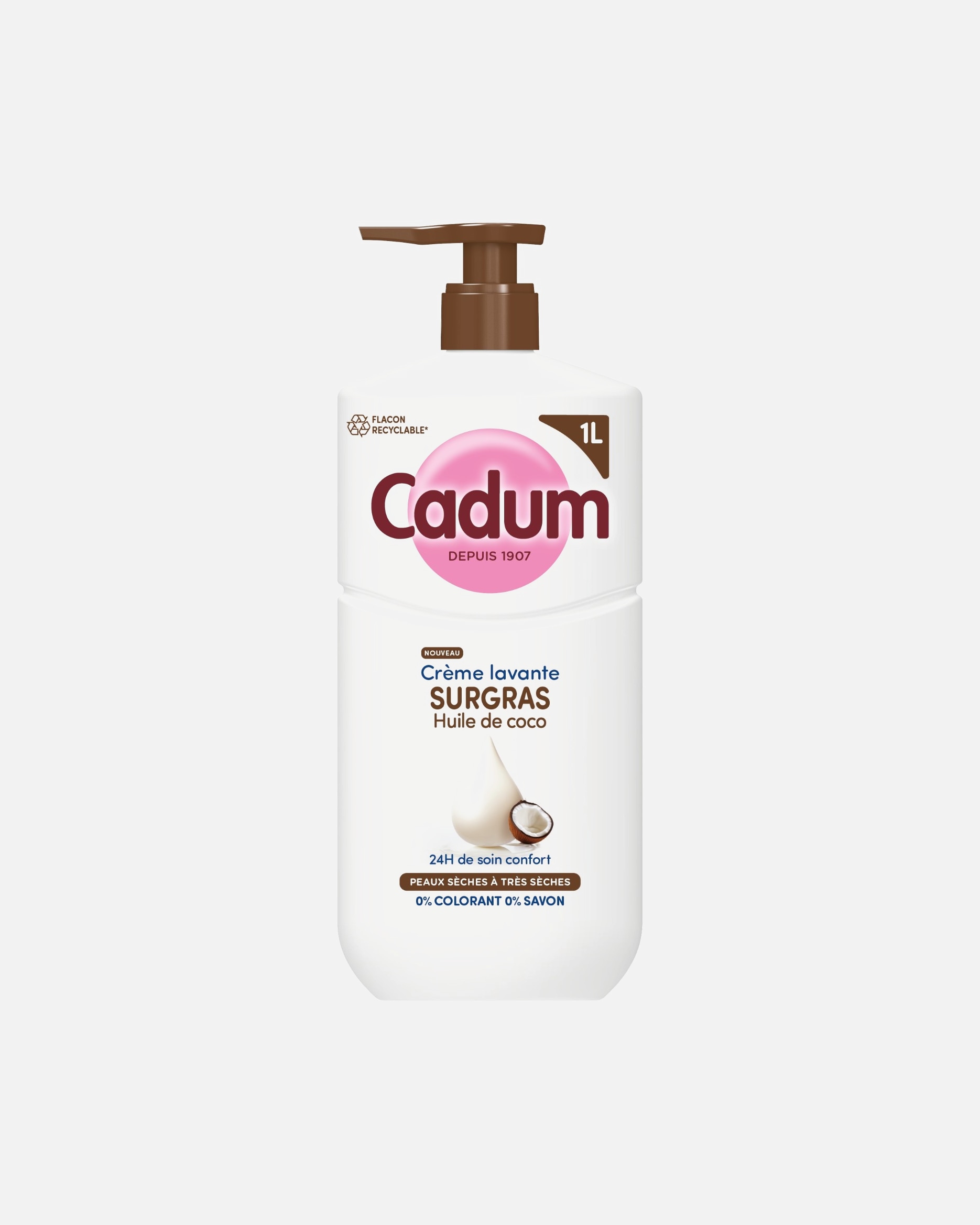 Gel douche pour Unisexe Cadum Huile de coco 1000 ml