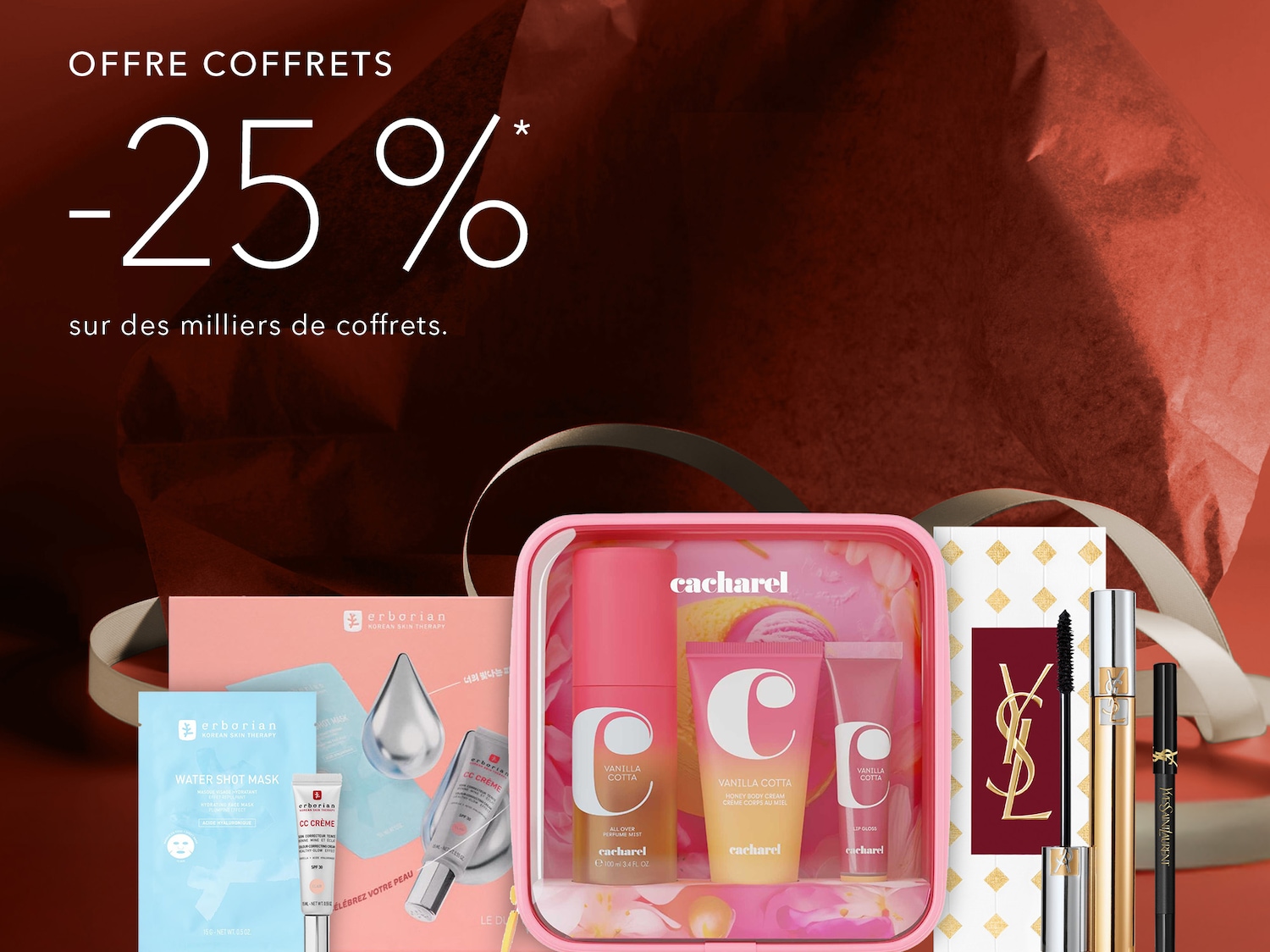 Profitez d'une offre exceptionnelle de -25% sur des milliers de coffrets, une opportunité parfaite pour découvrir de nouveaux produits ou offrir des cadeaux.