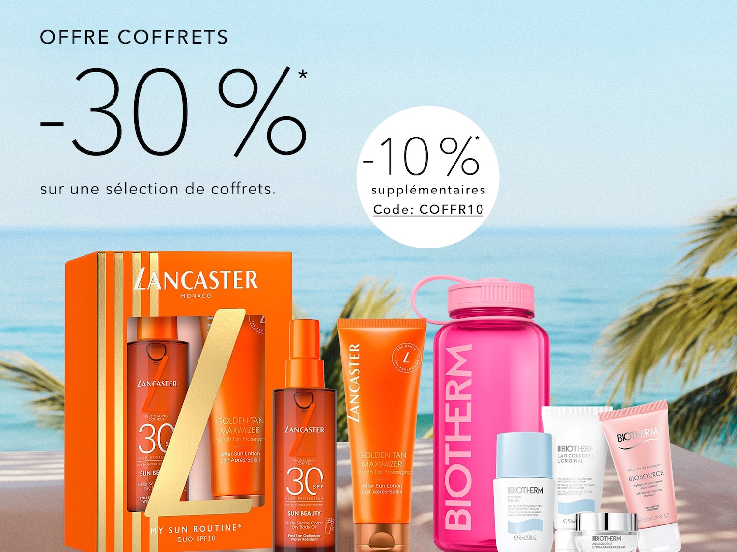 -10% supplémentaires sur les coffrets à -30%