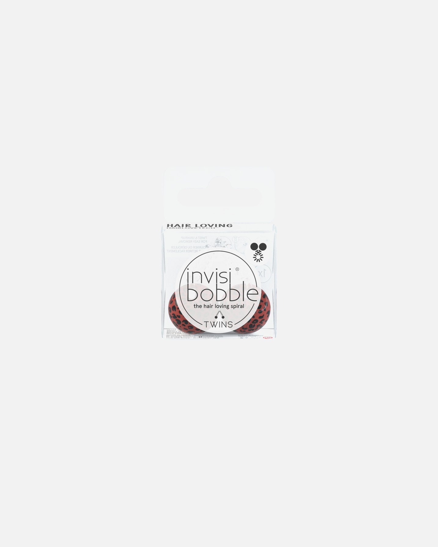Pince à cheveux pour Unisexe Invisibobble Hair Tie Twins Purfection 1 pièce
