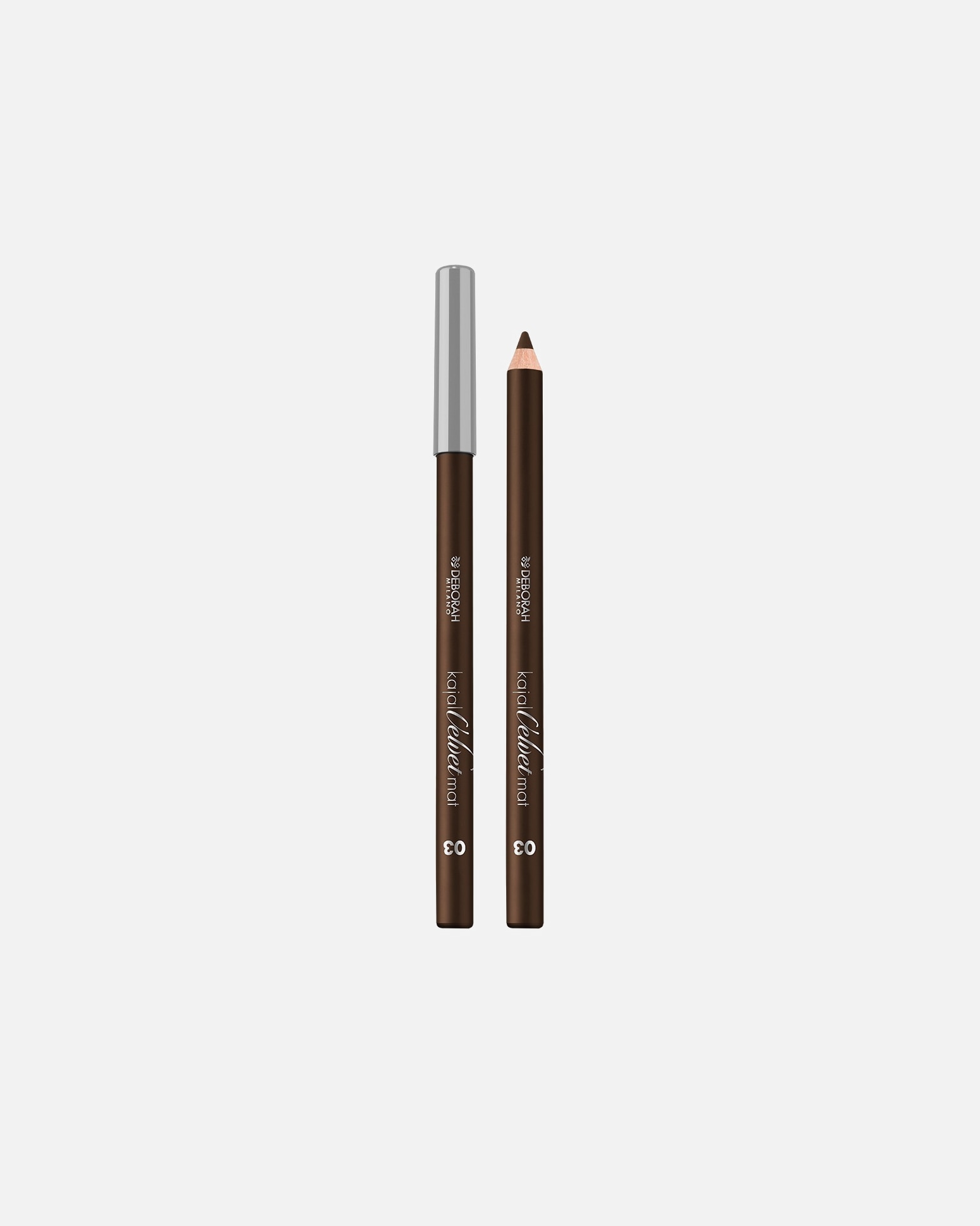 Crayon khôl pour Unisexe Deborah Milano Kajal Velvet Mat 03 BROWN