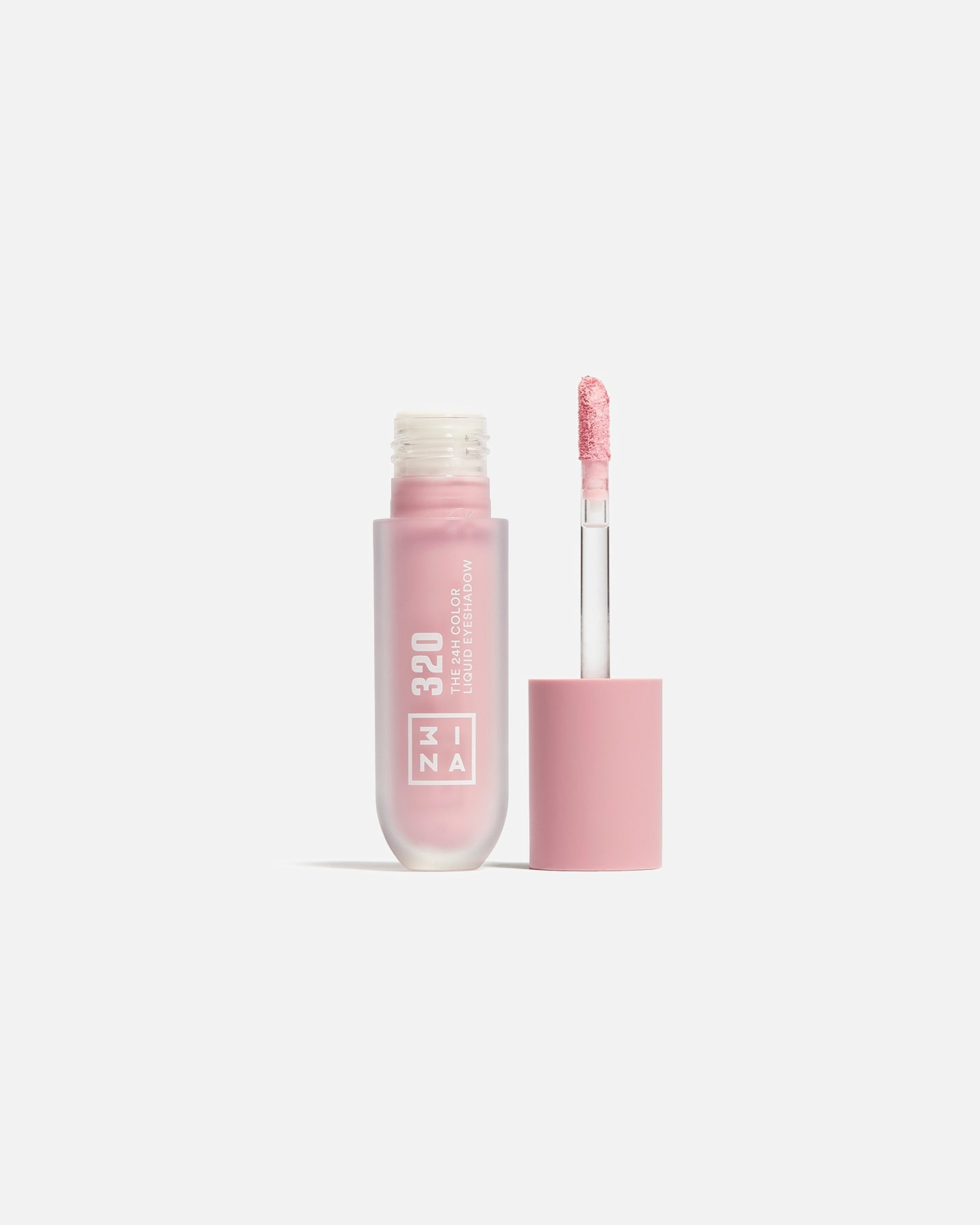 Ombre à paupières pour Unisexe 3INA The 24H Color Liquid Matt Eyeshadow 320 - Pastel pink