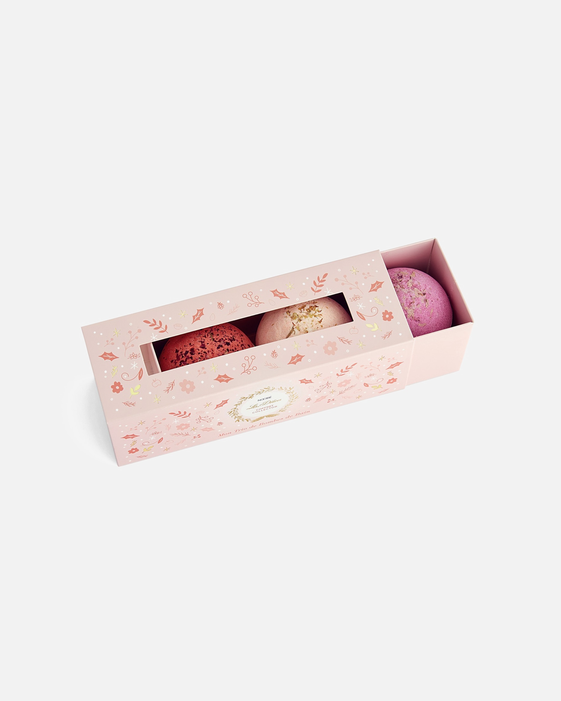 Bain moussant pour Femme Nocibé Ligne de marque standard Les Délices - Mon Trio de Bombes de Bain 1 pièce