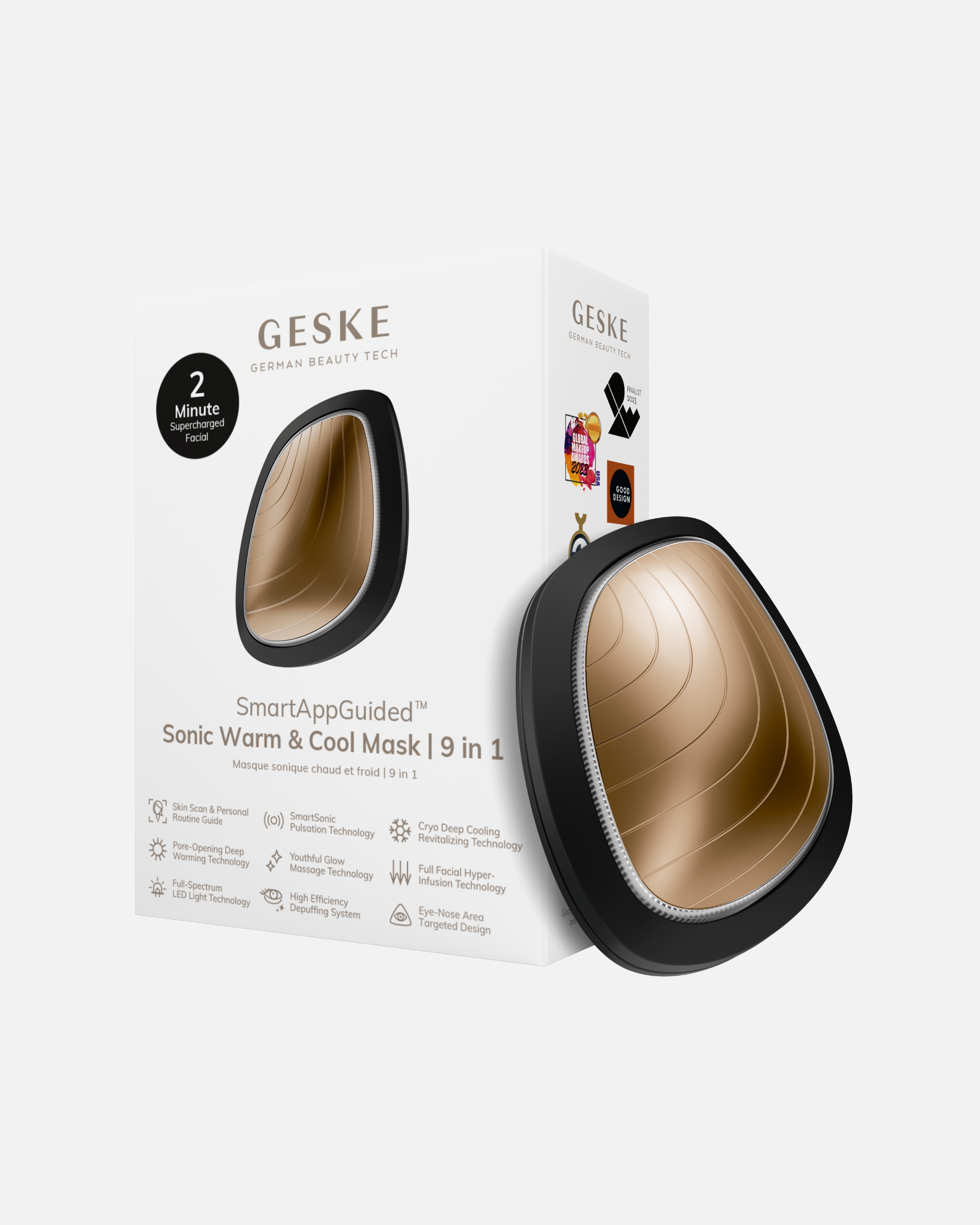 Appareil électrique de massage du visage pour Unisexe Geske 1 Pièce