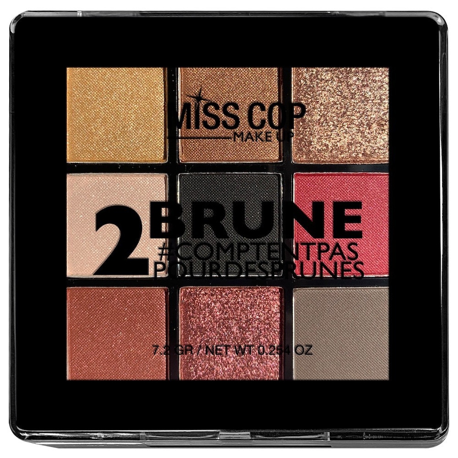 Miss Cop - Nuancier N°2 Brune Fard à paupières 7.2 g Marron unisex
