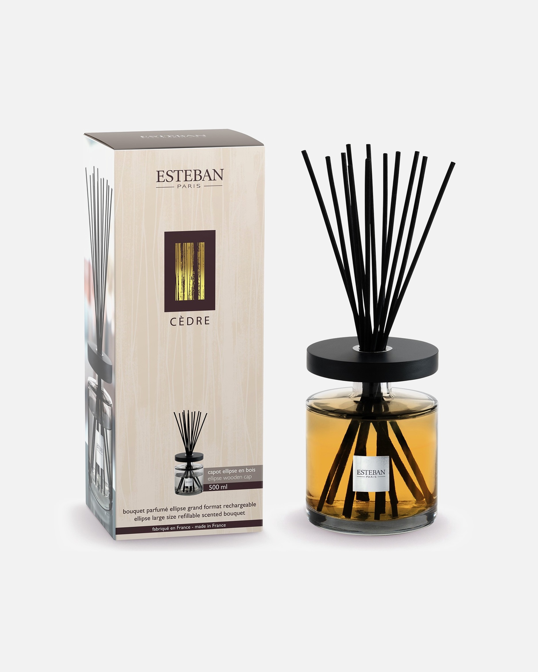 Parfum d'ambiance pour Unisexe Esteban BOUQUET PARFUMÉ ELLIPSE CEDRE 500 ml
