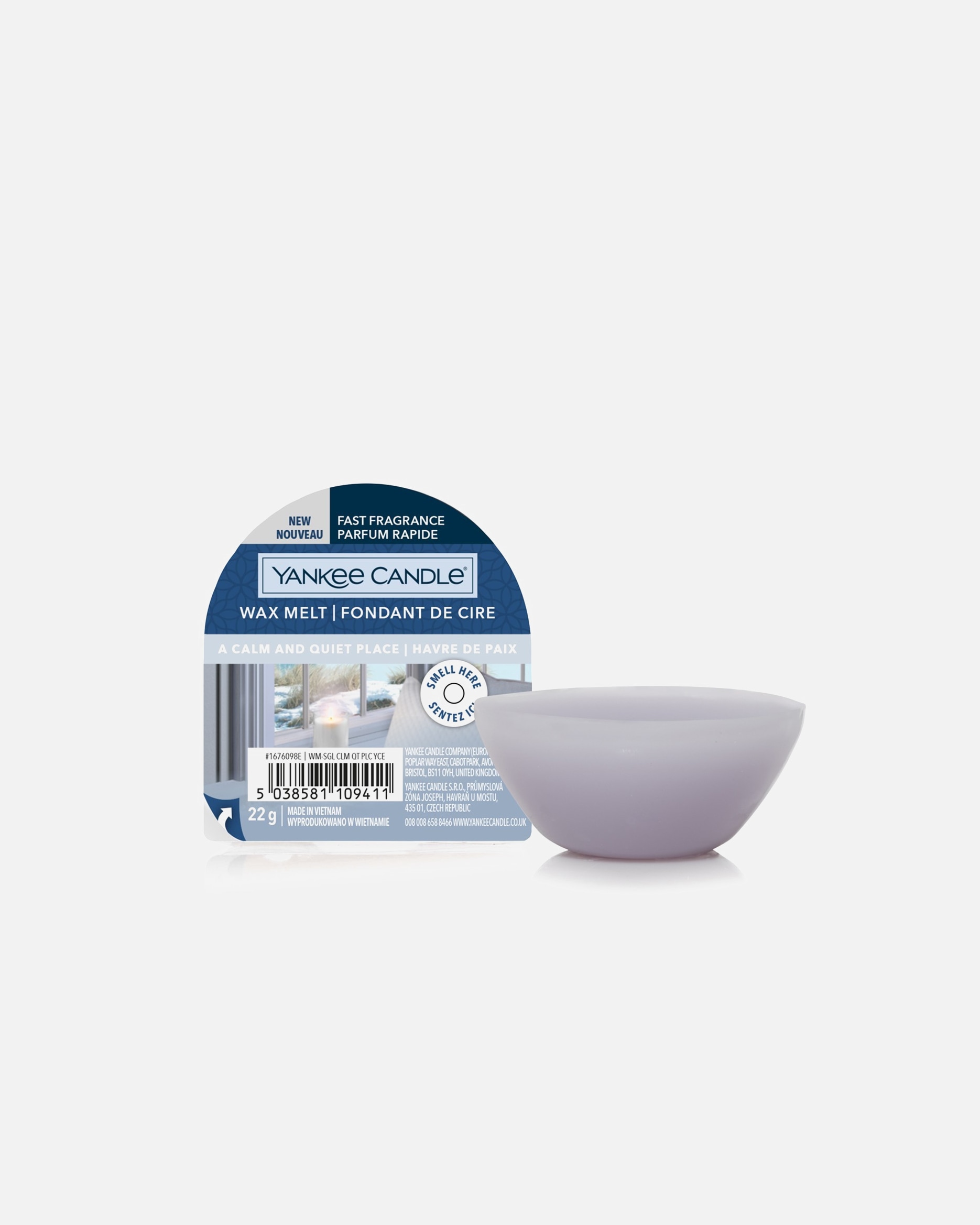 Bougie pour Unisexe YANKEE CANDLE Wax Melt 22 g - A Calm And Quiet Place