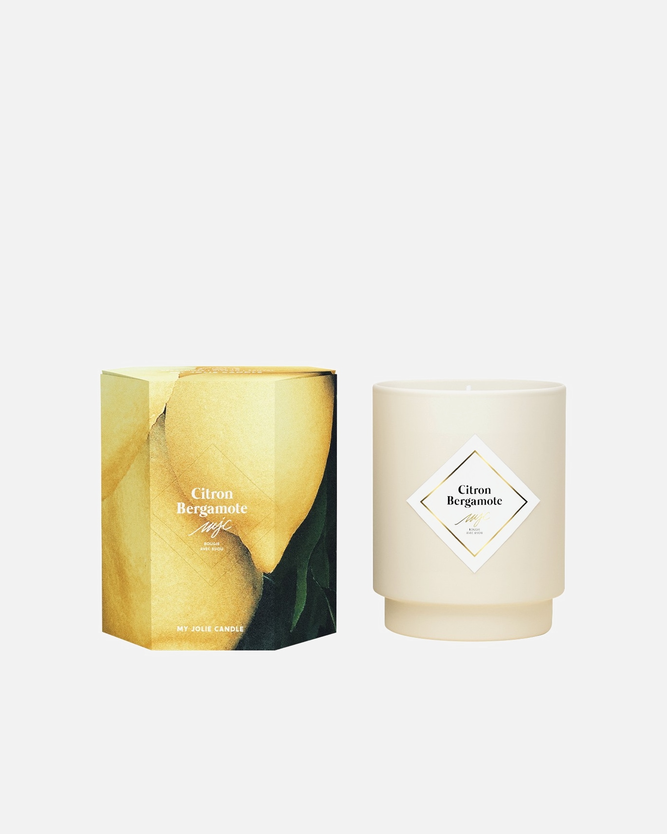 Bougie pour Femme MY JOLIE CANDLE Default Brand Line Bougie bracelet argent citron bergamote 1 pièce