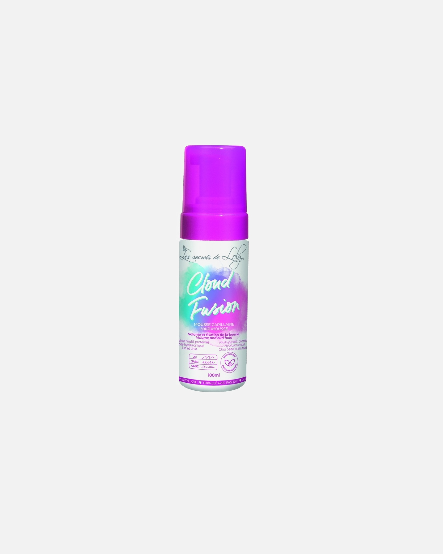Cloud Fusion 100ml mousse capillaire Les Secrets de Loly