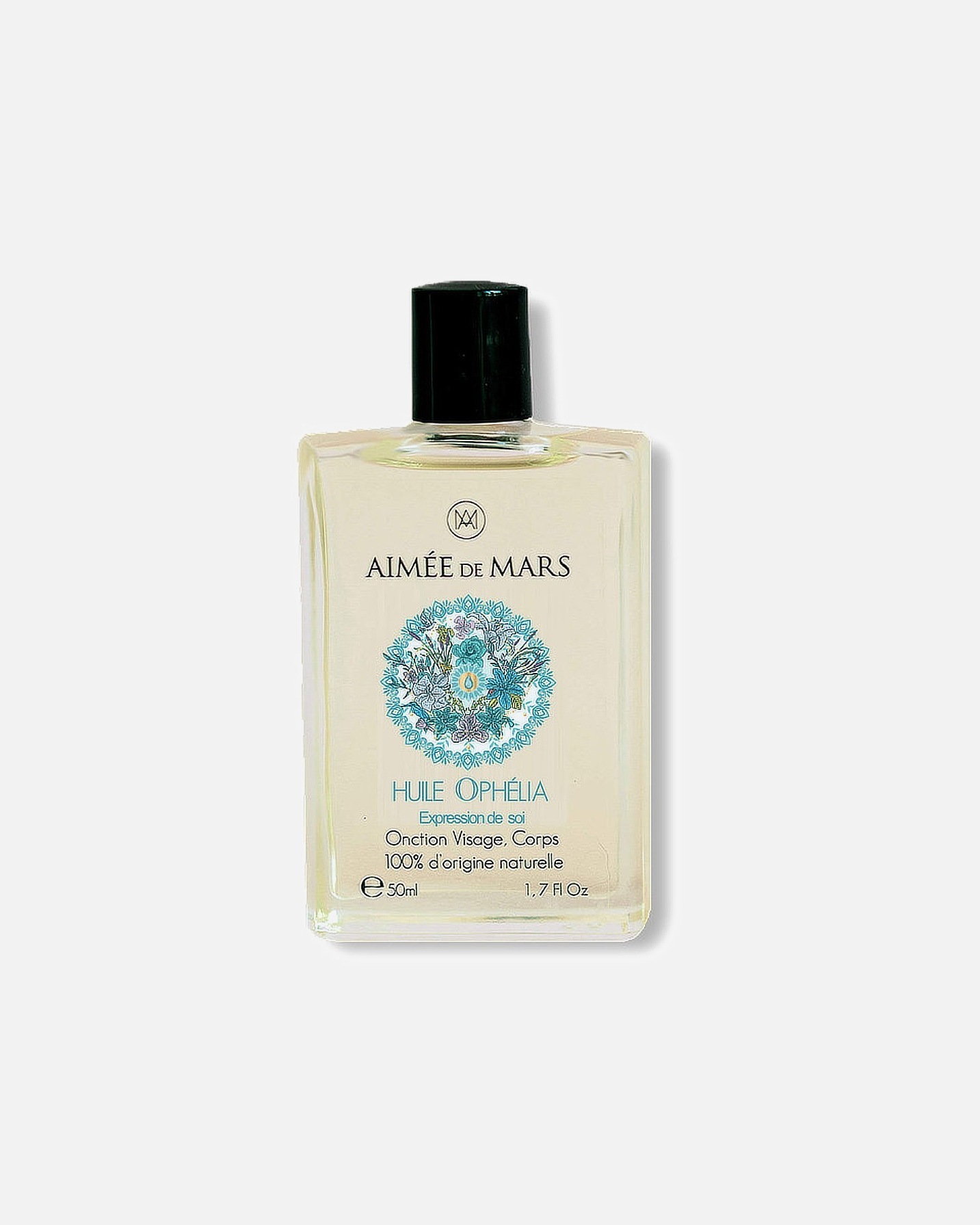 Huile pour le corps pour Femme Aimee de Mars Ophélia Huile de Massage Naturelle 50 ml