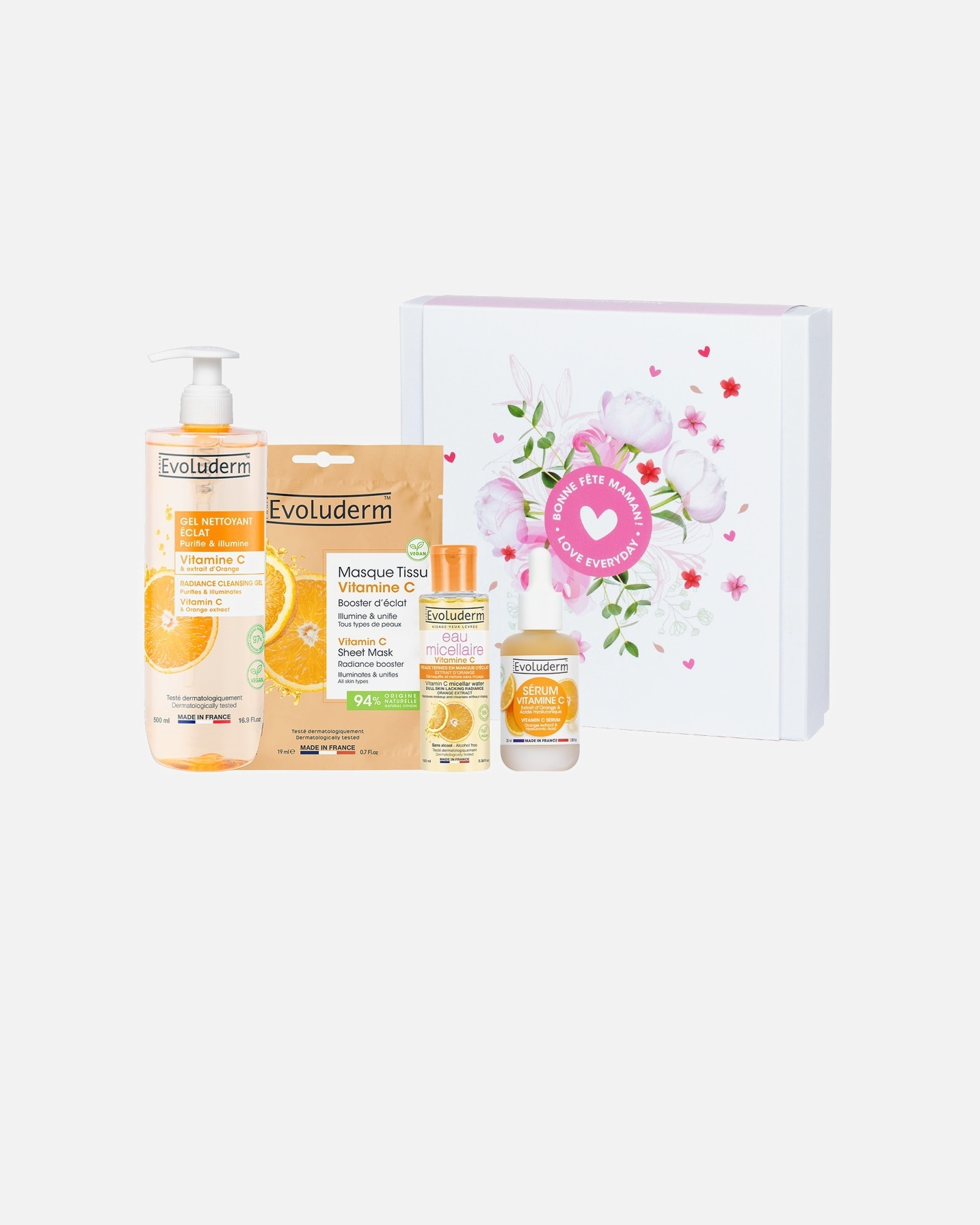 Coffret soin visage pour Unisexe Evoluderm 100% Vitamine C 1 unité