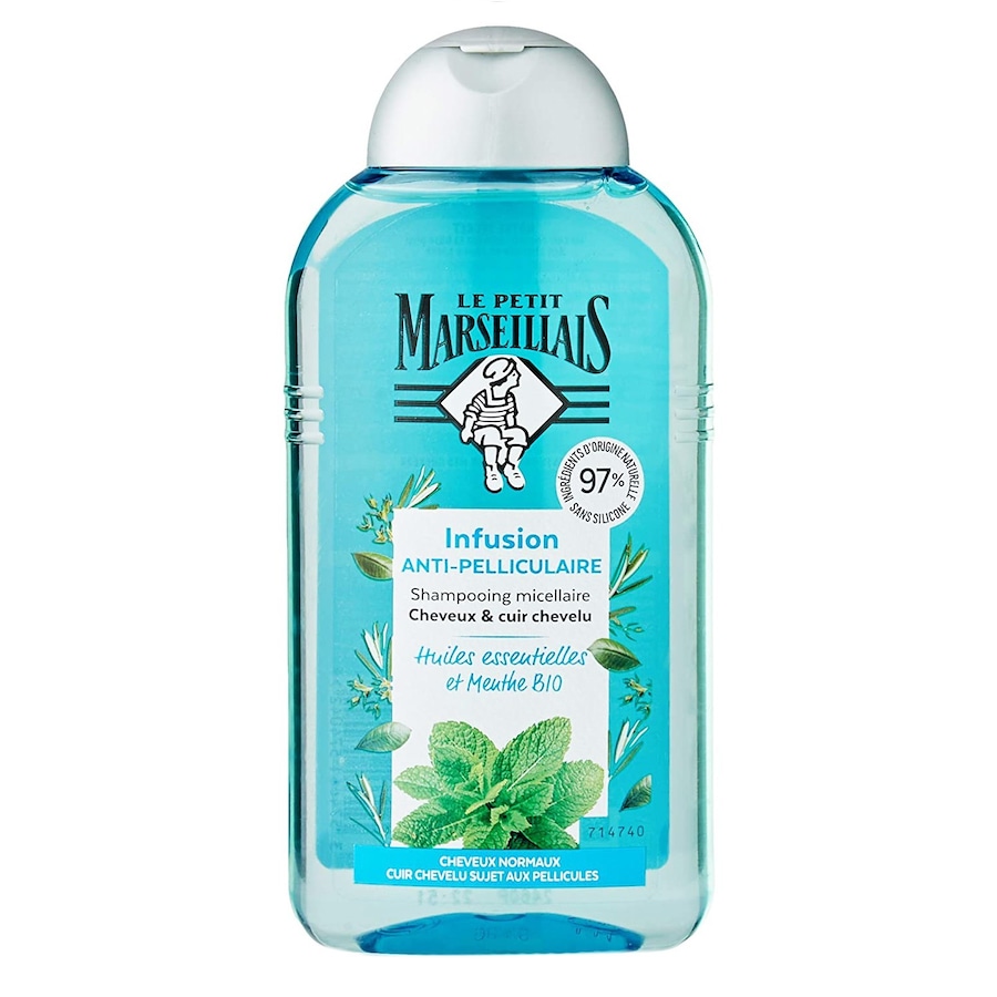 Le Petit Marseillais - Shampooing Anti-Pelliculaire Infusion Huiles Essentielles Et Menthe Bio - Shampoing 250 ml unisex
