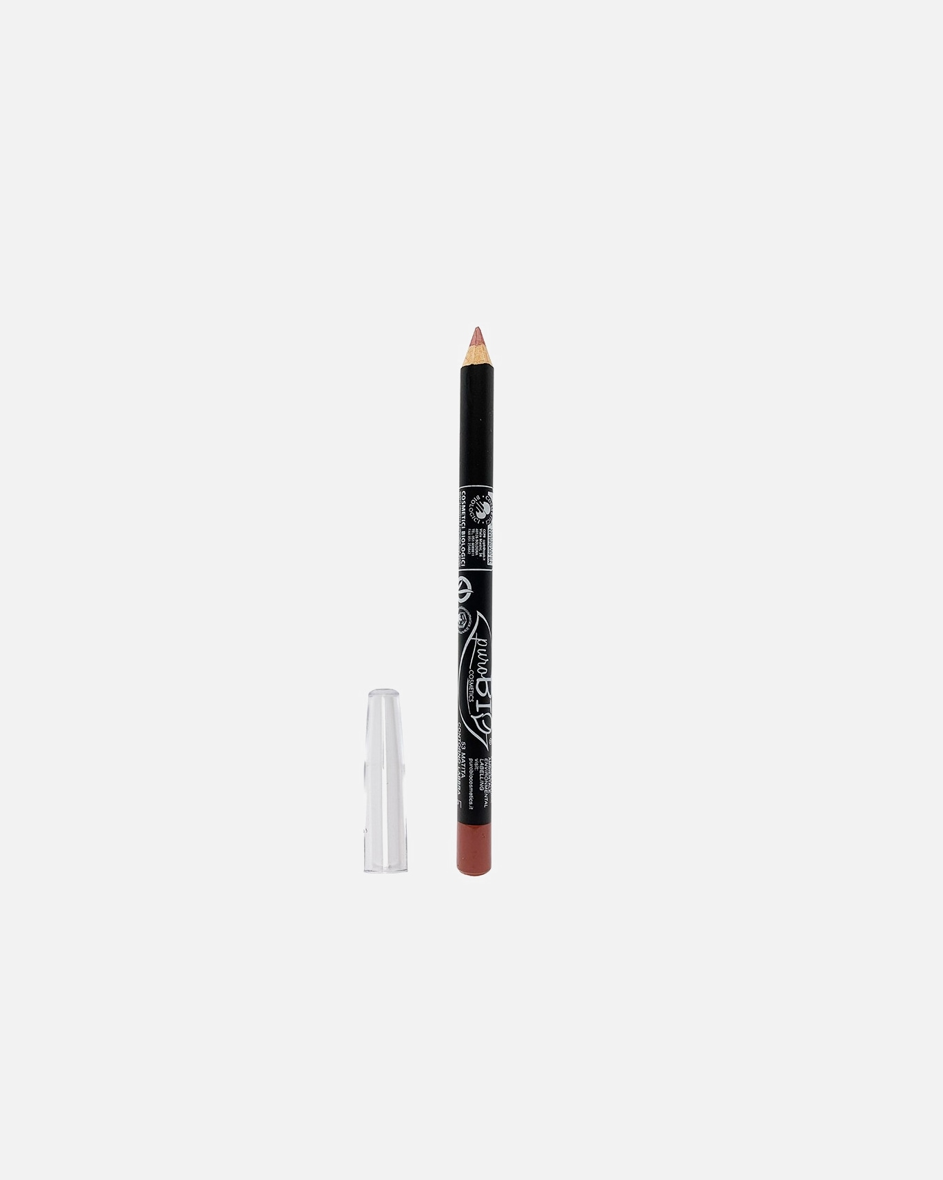 Crayon à lèvres pour Femme Purobio Crayon contour des lèvres Teinte 53 - Pêche nude - Vegan