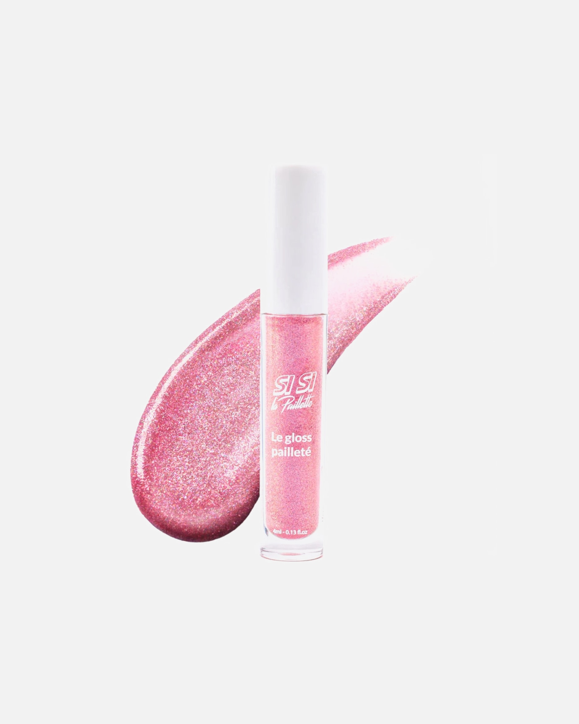 Gloss à lèvres pour Unisexe Si Si La Paillette Default Brand Line Gloss Pailleté ROSE PAMELA