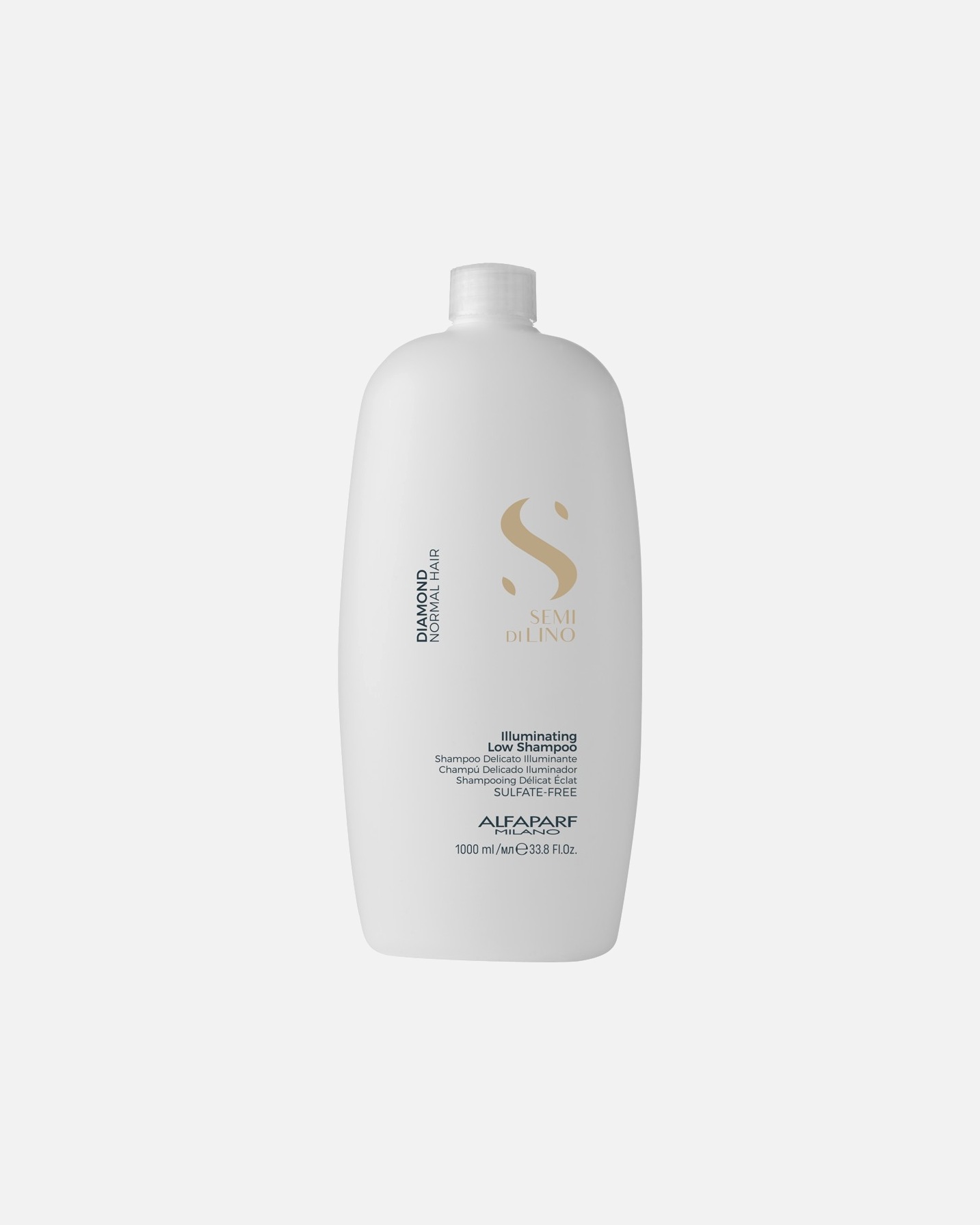 Shampooing pour Unisexe ALFAPARF MILANO Semi di Lino Diamond Illuminating Low 1000 ml
