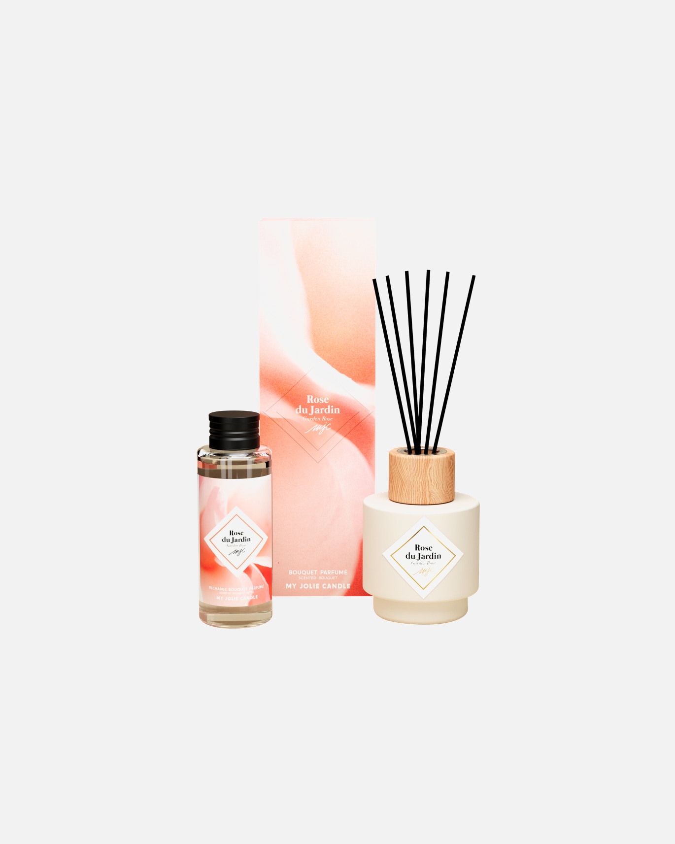 Parfum d'ambiance pour Unisexe MY JOLIE CANDLE Default Brand Line Bouquet Parfumé rose du jardin 100 ml - Rechargeable