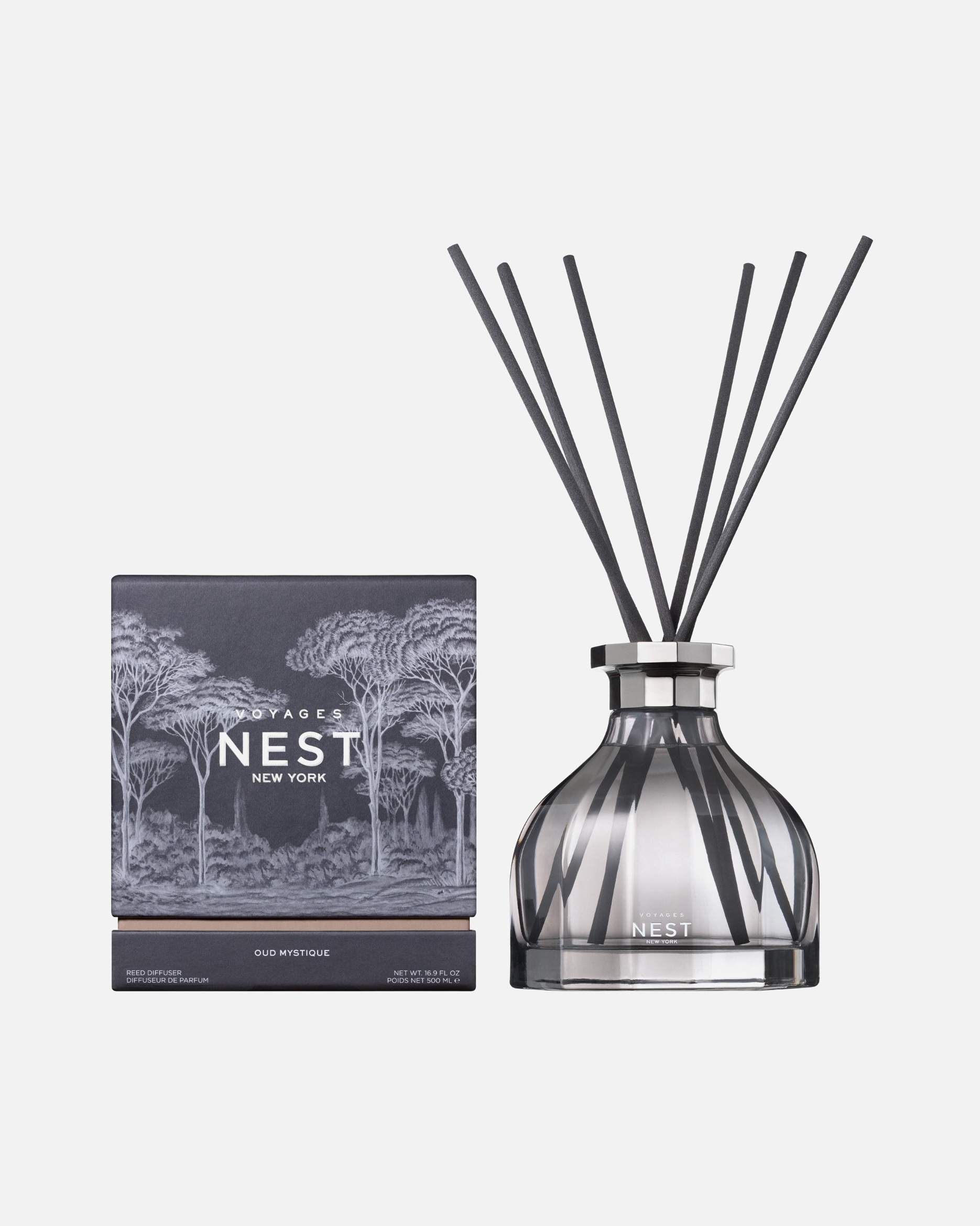 Parfum d'ambiance pour Unisexe NEST NEW YORK Default Brand Line Voyages Oud Mystique Reed Diffuser 500 ml