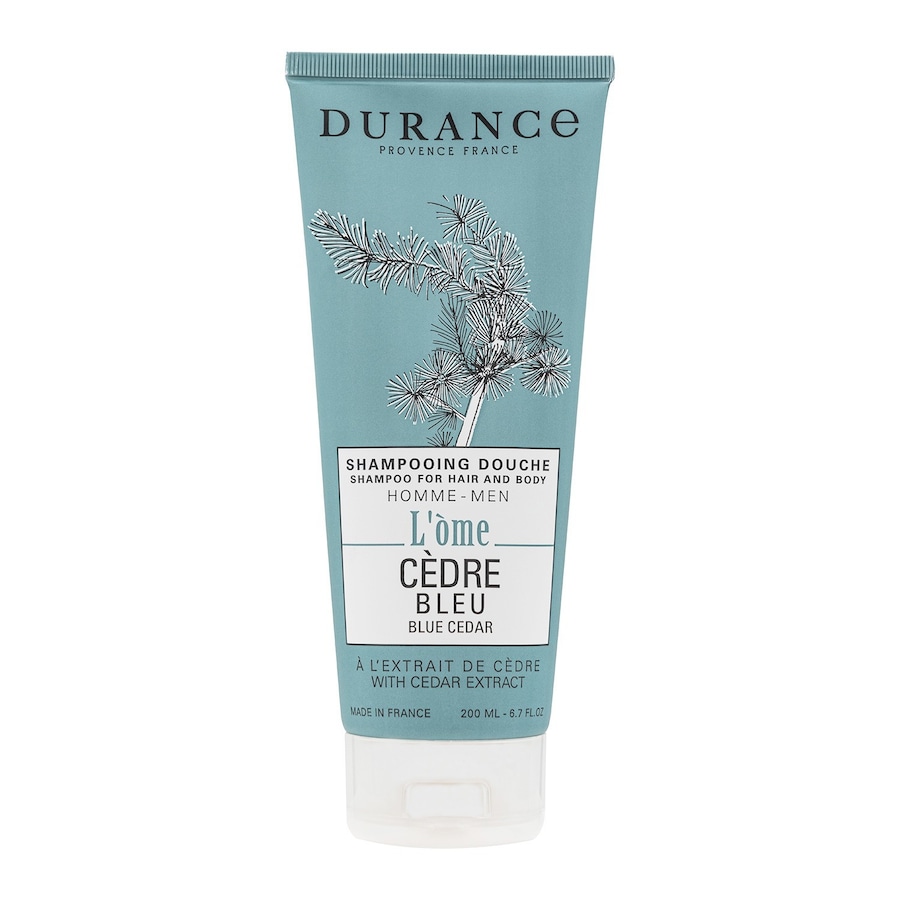 Durance - Shampooing Douche Cèdre Bleu à l'extrait de Cèdre Shampoing 200 ml male