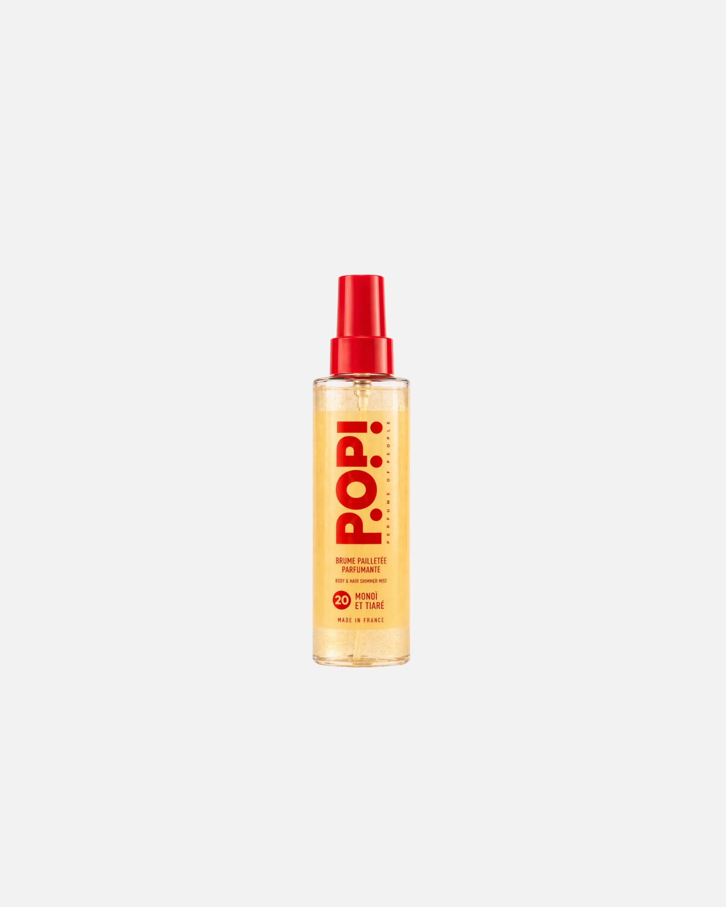Spray pour le corps pour Unisexe POP Default Brand Line Brume Pailletée Corps Monoï Et Tiaré 100 ml