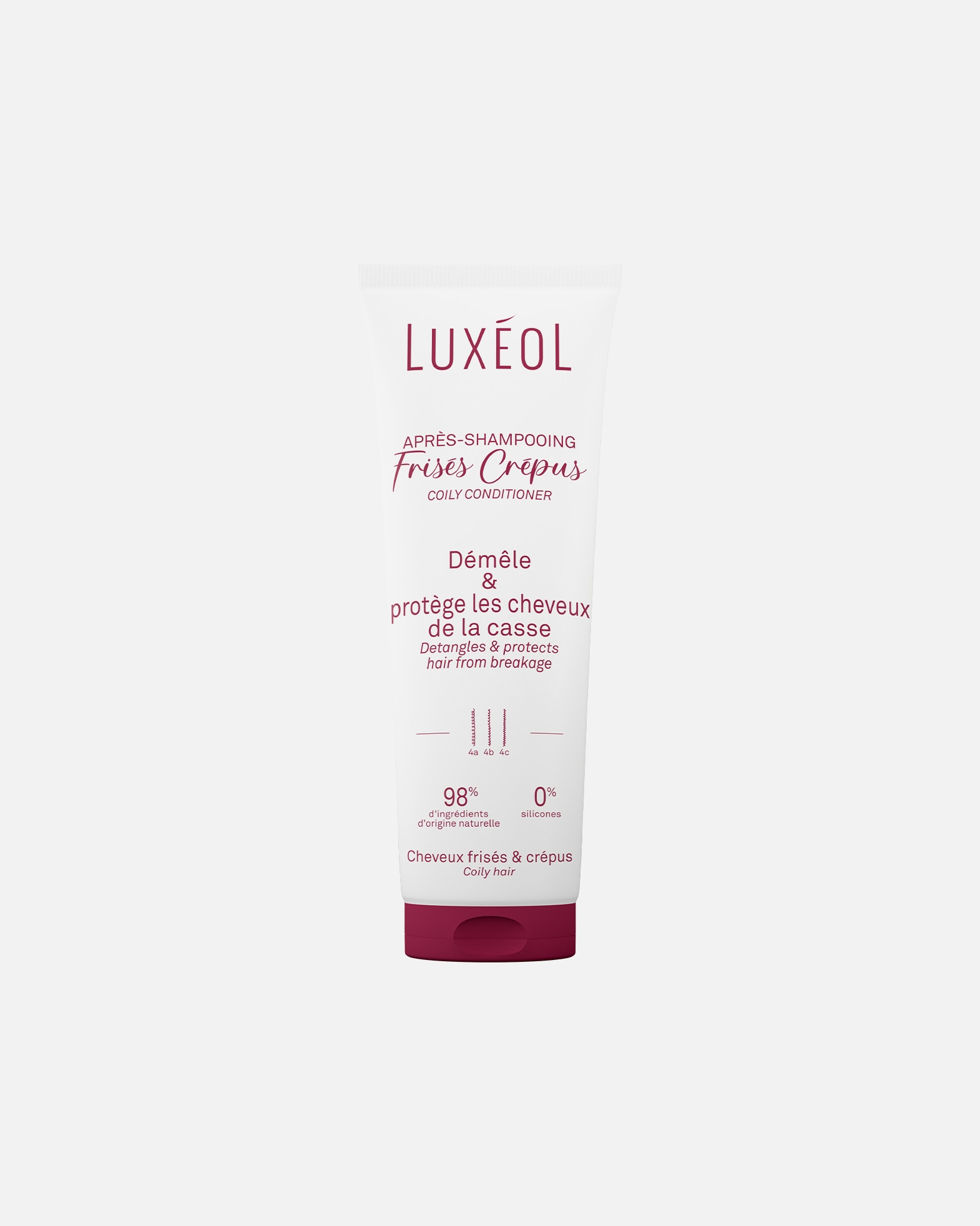 Après-shampooing pour Unisexe Luxéol Après-shampooing Frisés/Crépus 250 ml