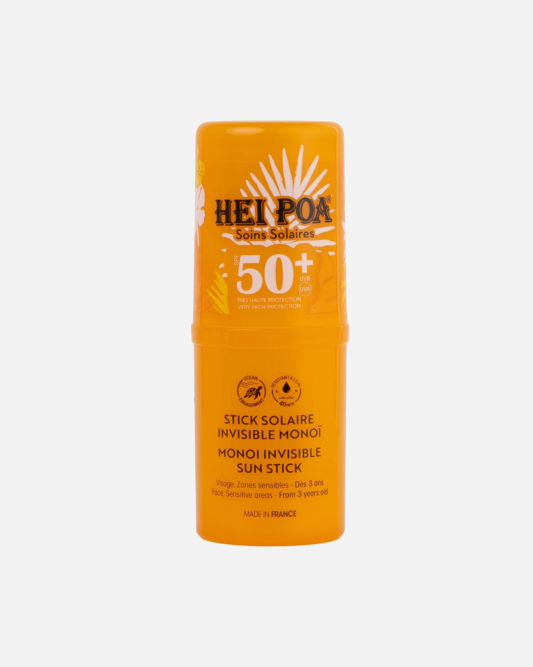 Baume solaire pour Unisexe HEI POA Default Brand Line STICK SOLAIRE INVISIBLE MONOI SPF50+ 15 g