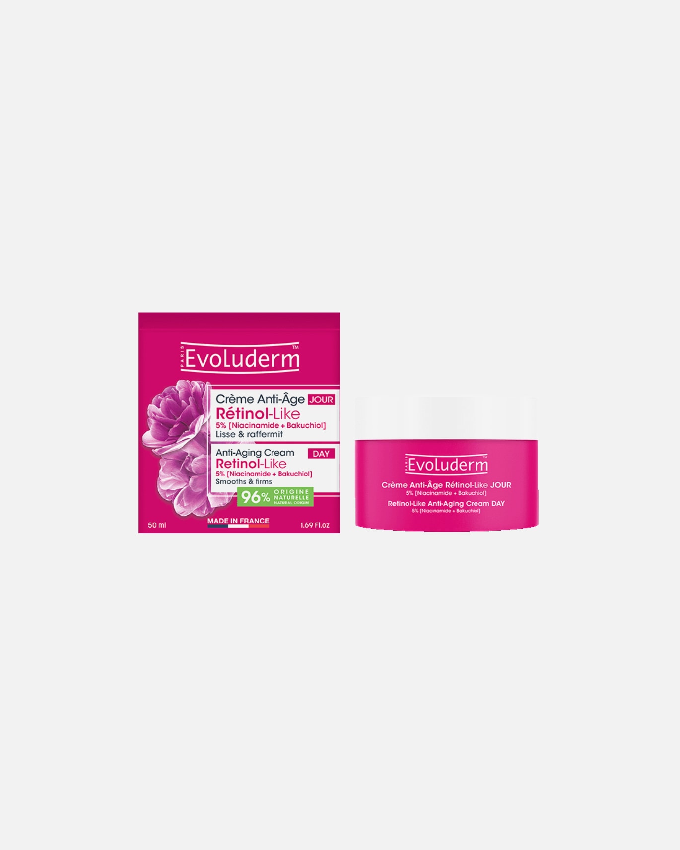 Crème de Jour pour Unisexe Evoluderm Anti-Âge Jour Rétinol-Like 15 ml
