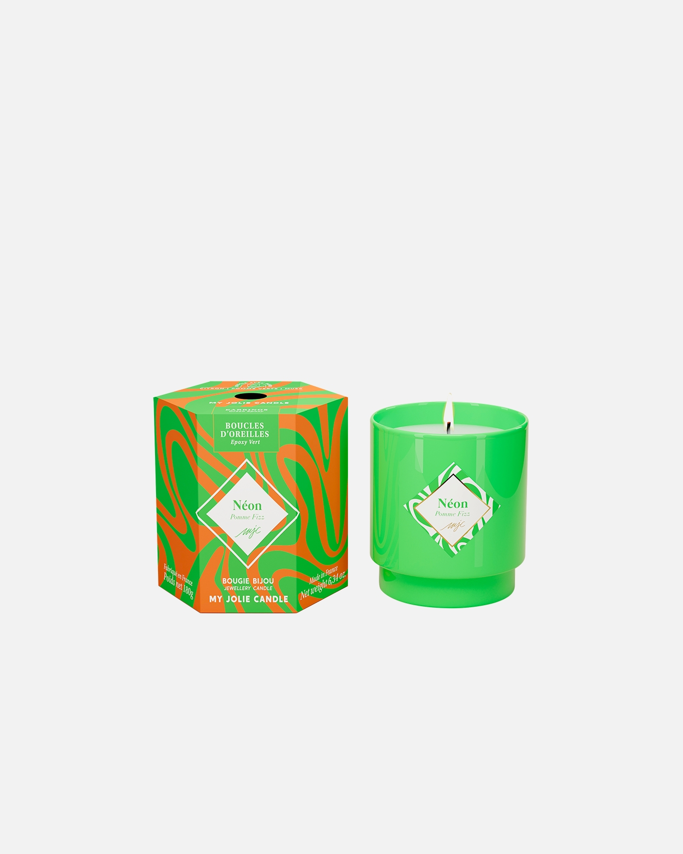 Bougie pour Femme MY JOLIE CANDLE Default Brand Line neon pomme fizz 1 unité