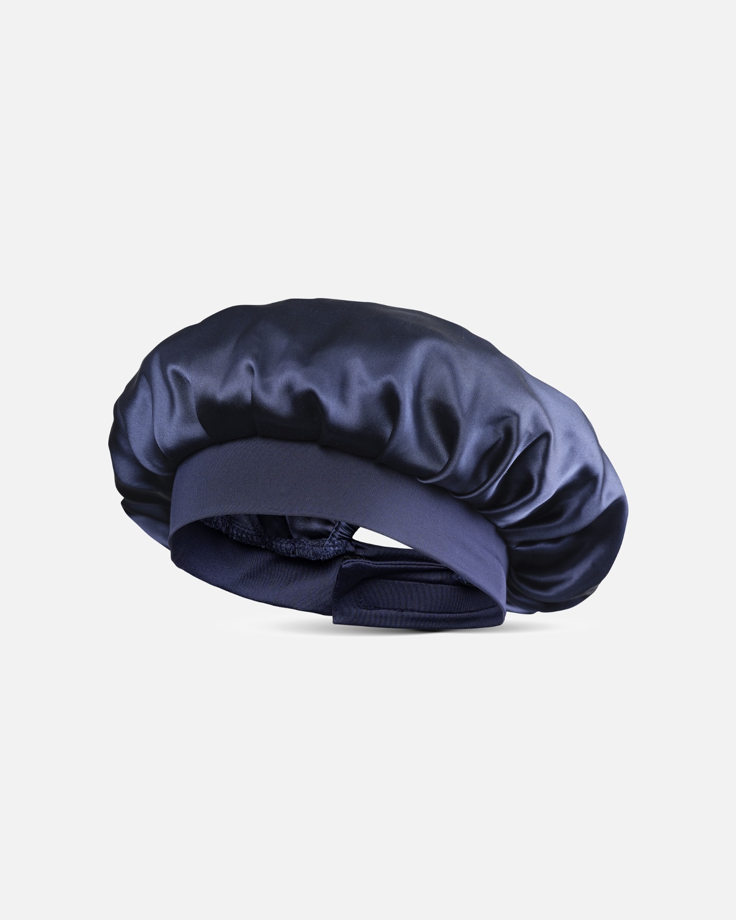 Accessoires pour les cheveux pour Unisexe Emily's Pillow Default Brand Line Bonnet de nuit 100% pure soie Bleu Nuit