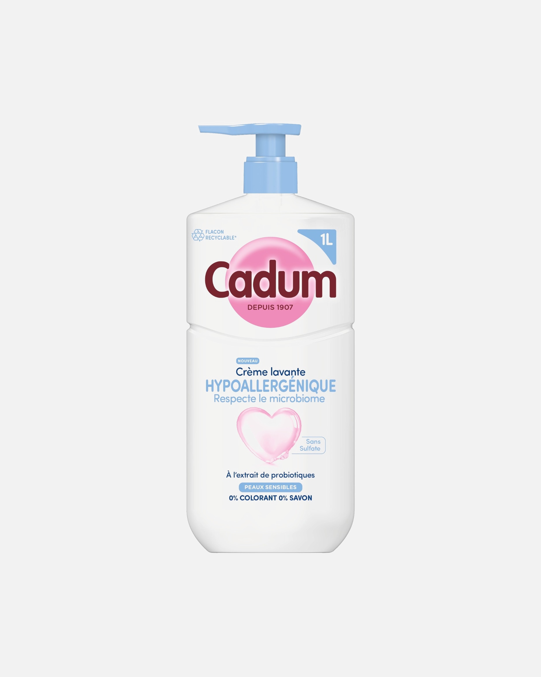 Gel douche pour Unisexe Cadum Hypoallergénique à l'extrait de probiotique 1000 ml