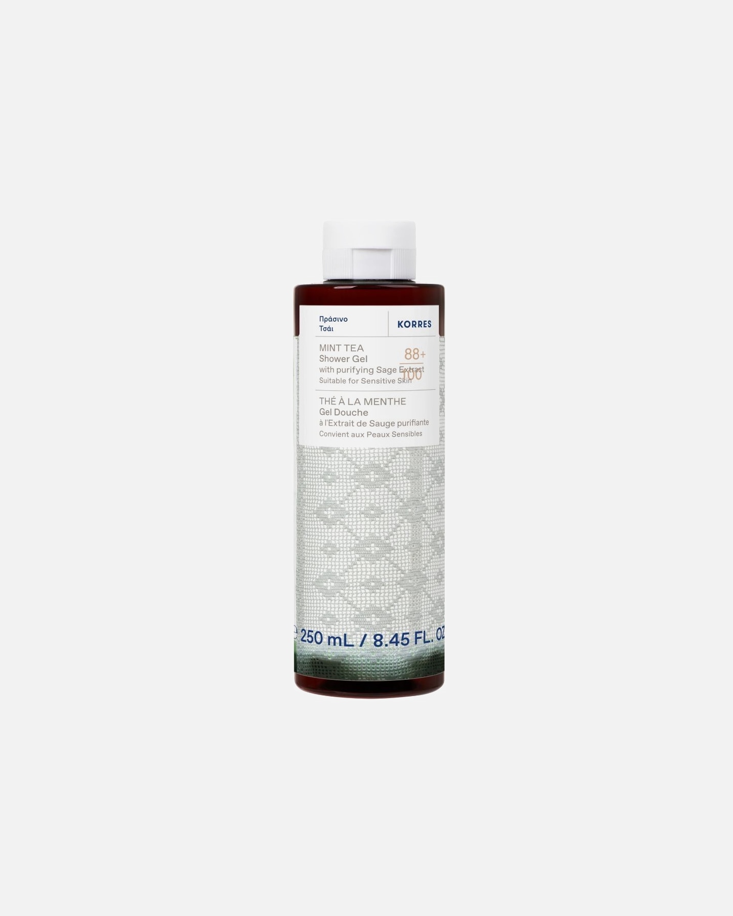 Gel douche pour Unisexe KORRES Thé à la menthe 250 ml