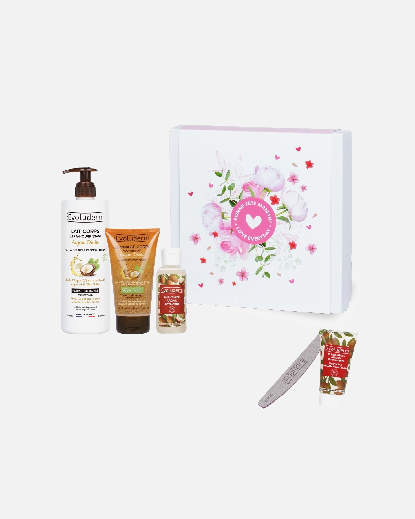Coffret soin corps pour Unisexe Evoluderm Argan Corps 1 unité