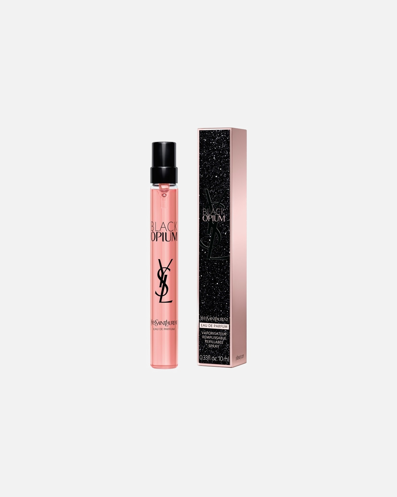Eau de parfum pour Femme Yves Saint Laurent Black Opium 10 ml - Rechargeable