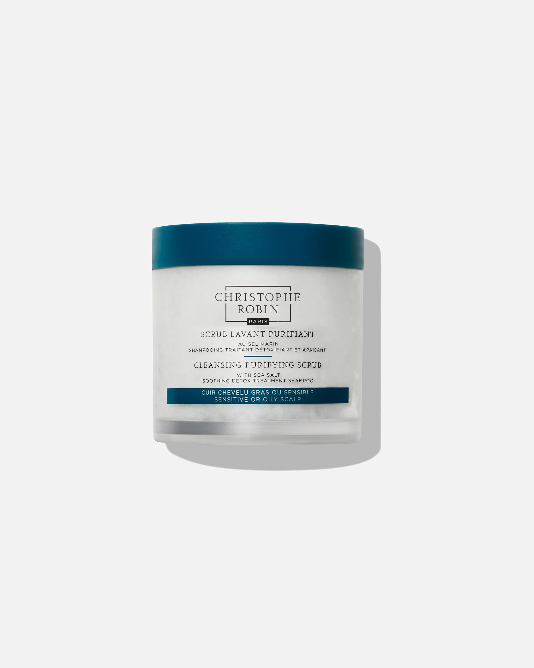 Shampooing pour Unisexe Christophe Robin Scrub lavant purifiant au sel marin 250 ml