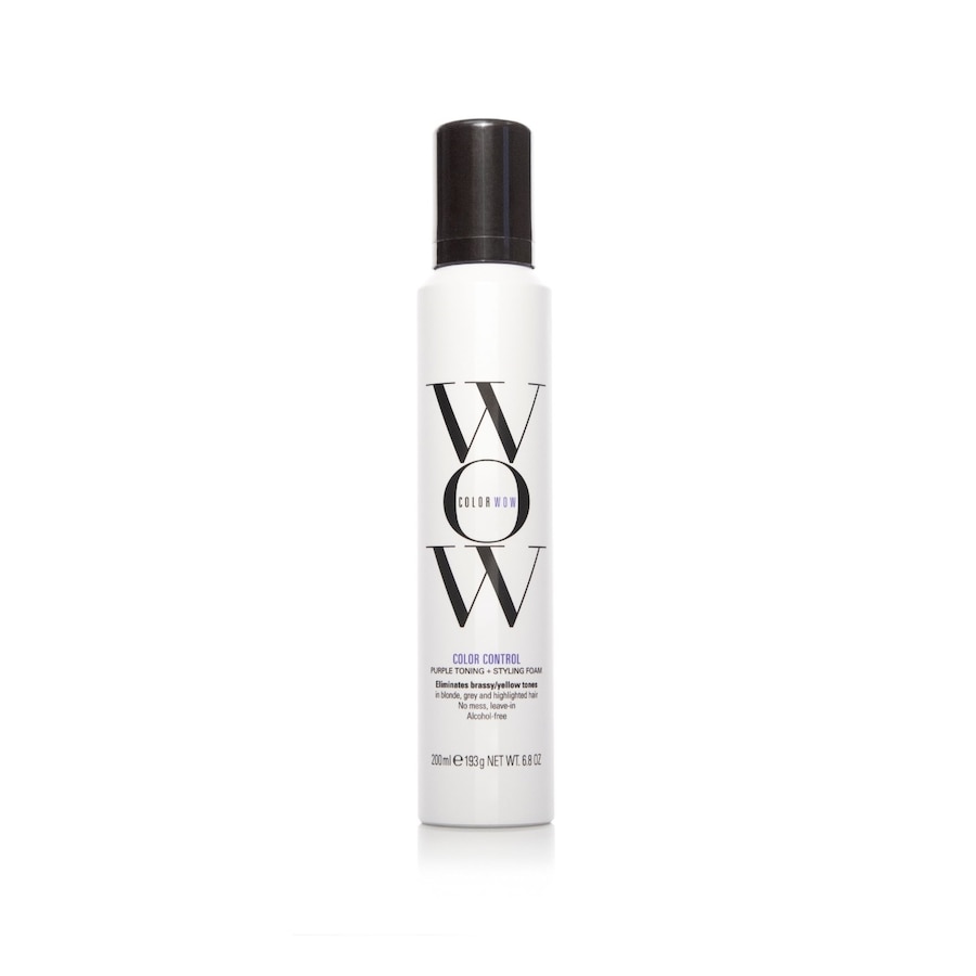 COLOR WOW - COLOR CONTROL PURPLE TONING AND STYLINGFOAM Mousse fixante 200 ml unisex