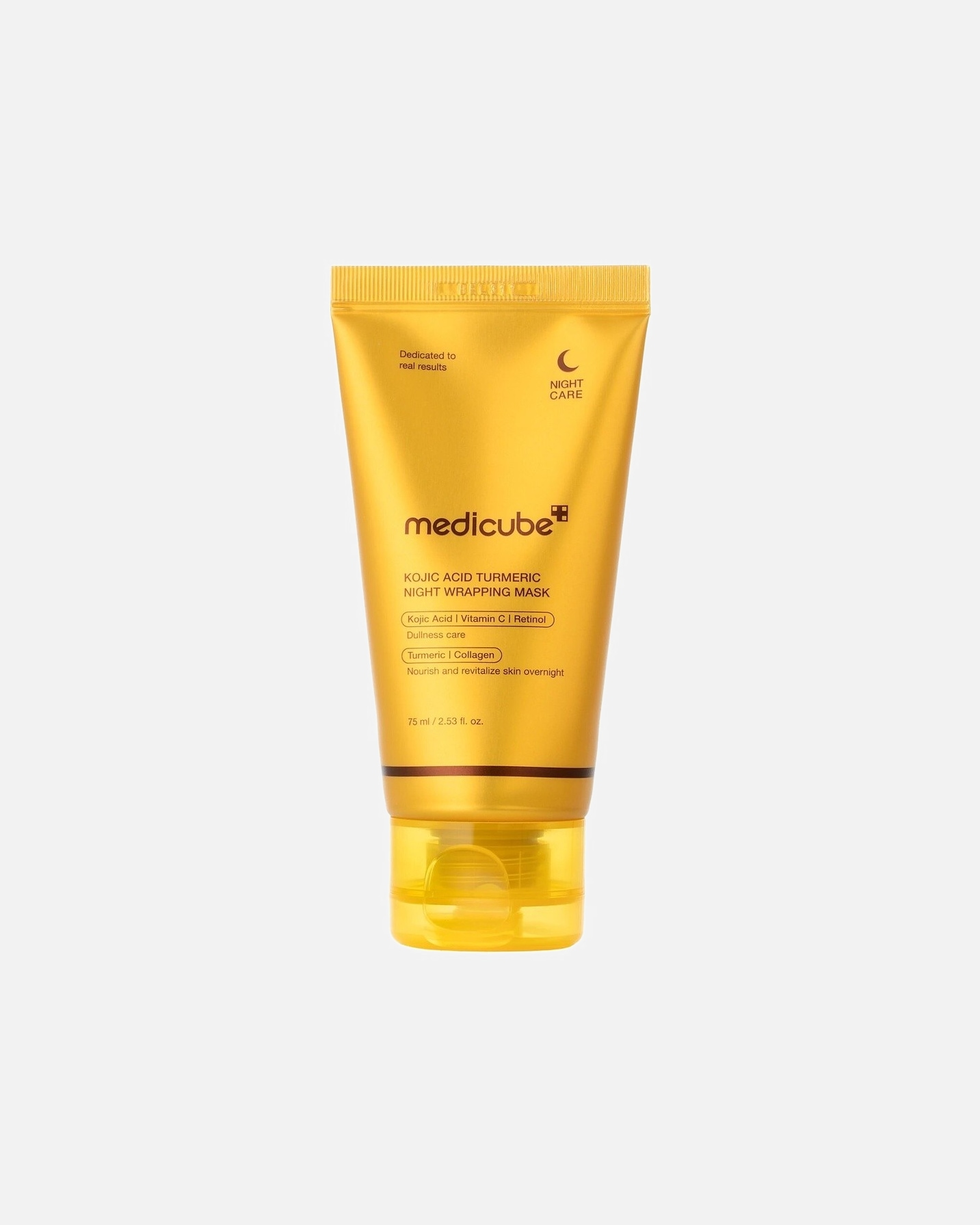 Masque illuminateur pour Unisexe Medicube PDRN Pink Kojic Acid Turmeric Night Wrapping Mask 75 ml