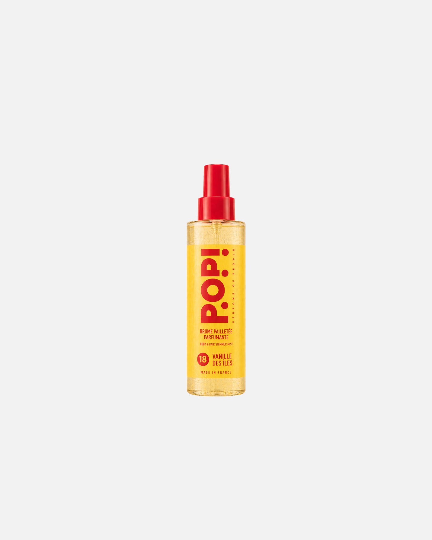 Spray pour le corps pour Unisexe POP Default Brand Line Brume Pailletée Corps Vanille Des Îles 100 ml