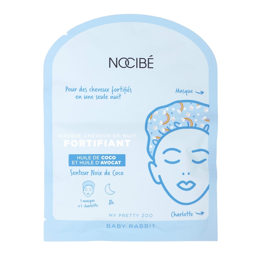 Nocibé - My Pretty Zoo Babby Rabbit - Fortifiant Masque cheveux de nuit Masque et cure cheveux 1 pieces female