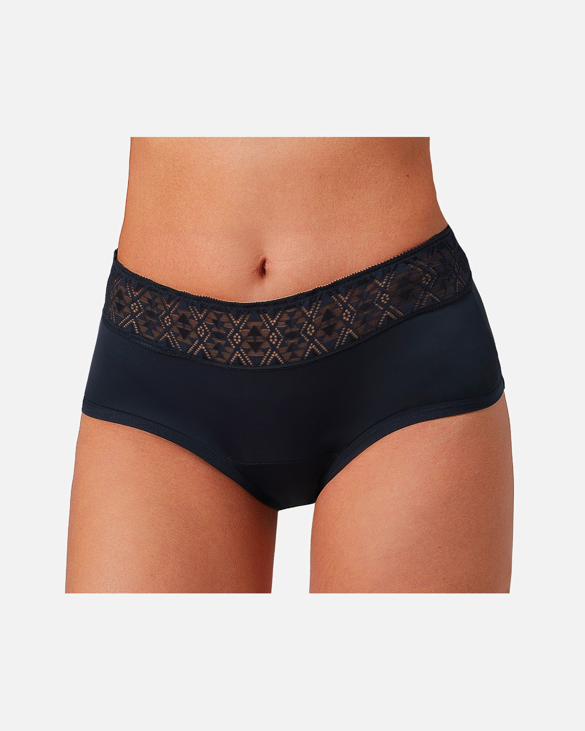 Sous-vêtements menstruels pour Femme Feel Natural Culotte absorbante Protection et confort Coloris Noir L (40/42)